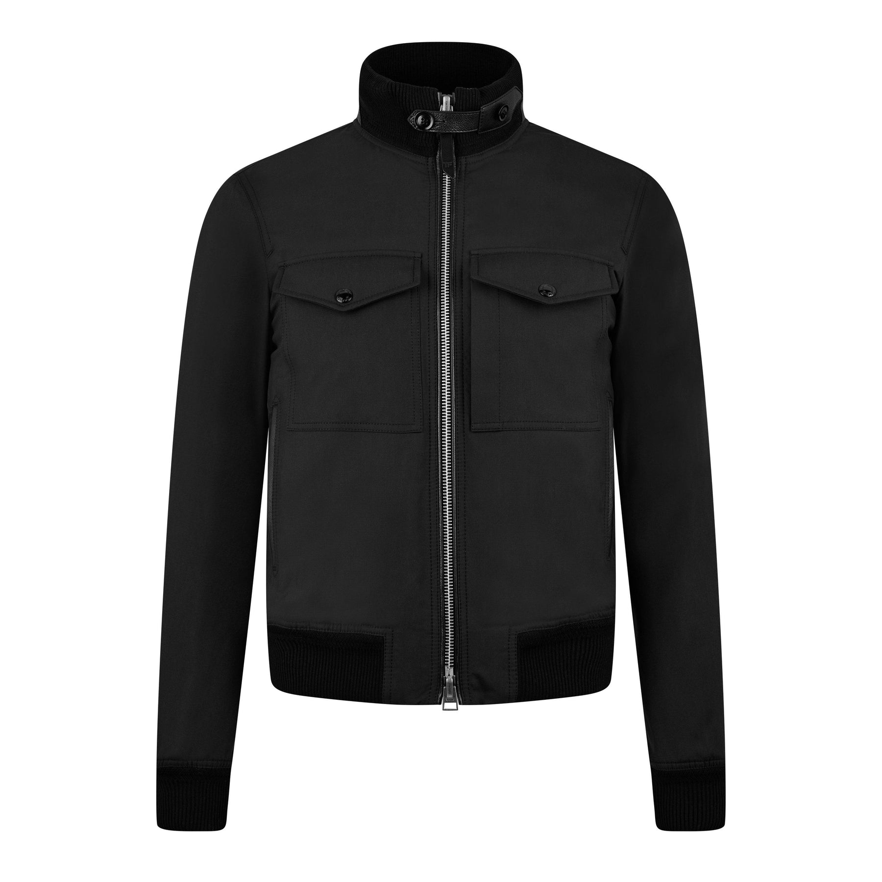 Silk Knit Blouson Jacket