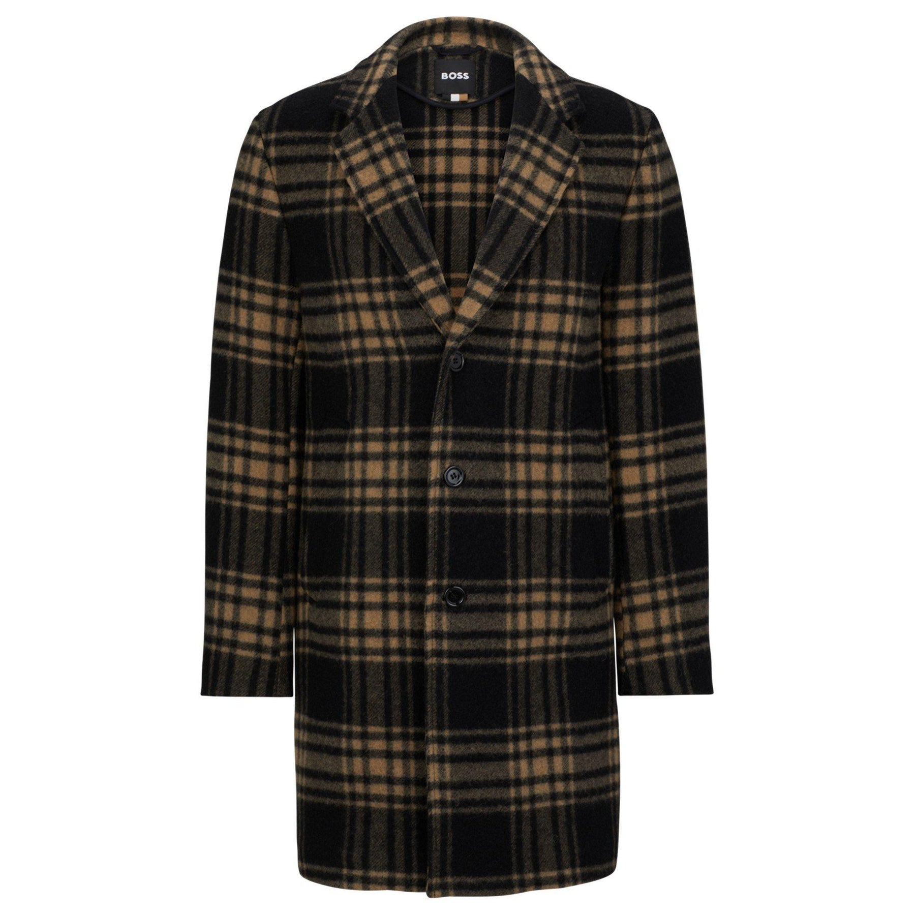 Relaxed Checked Coat