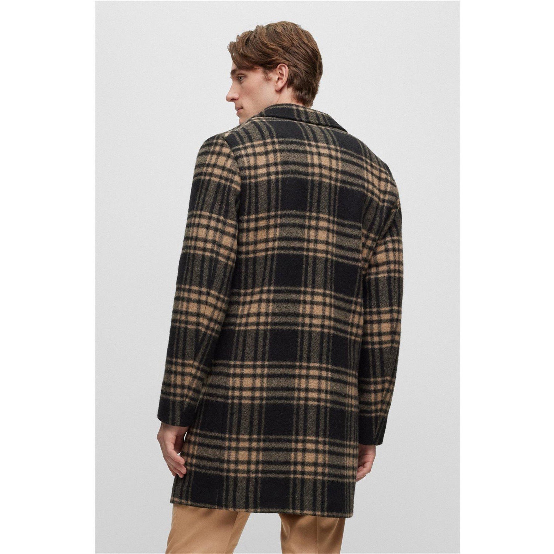 Relaxed Checked Coat