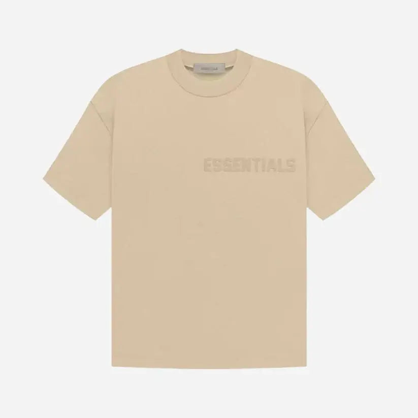 Essentials FEAR OF GOD ESSENTIALS SS TEE SAND - Size: S T-Shirts | Shop From The Mirage