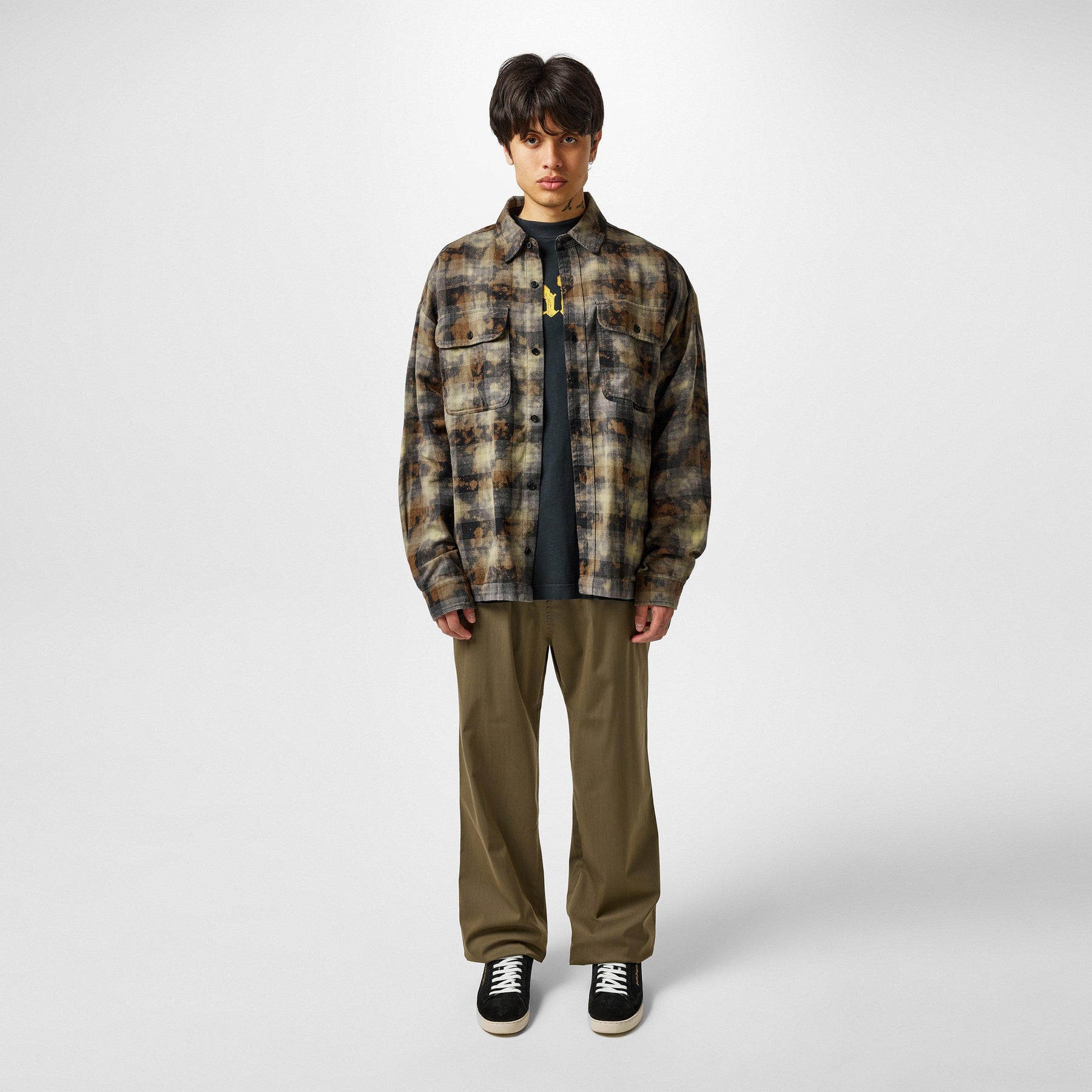 Logo Checkered Shirt