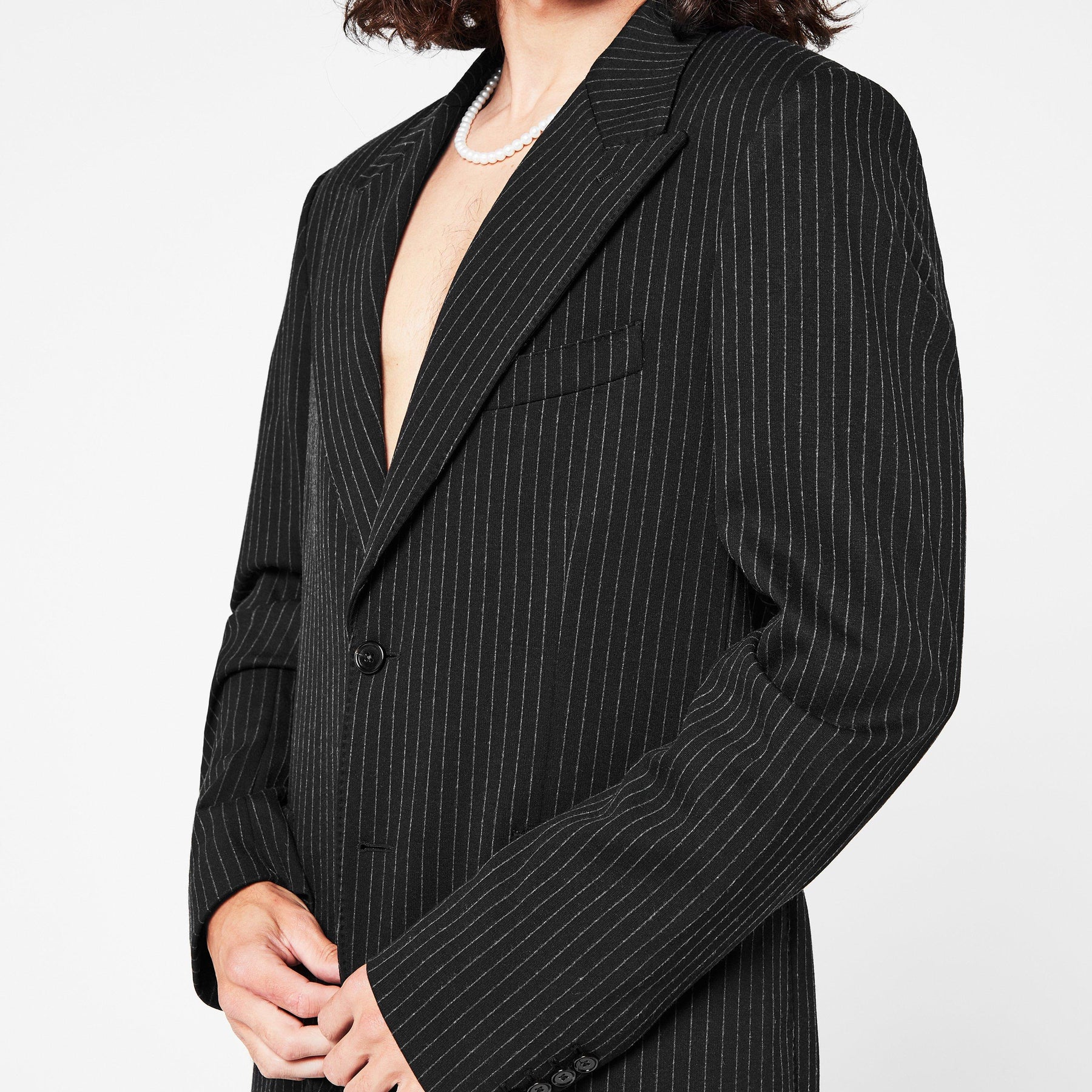 Stripe Blazer