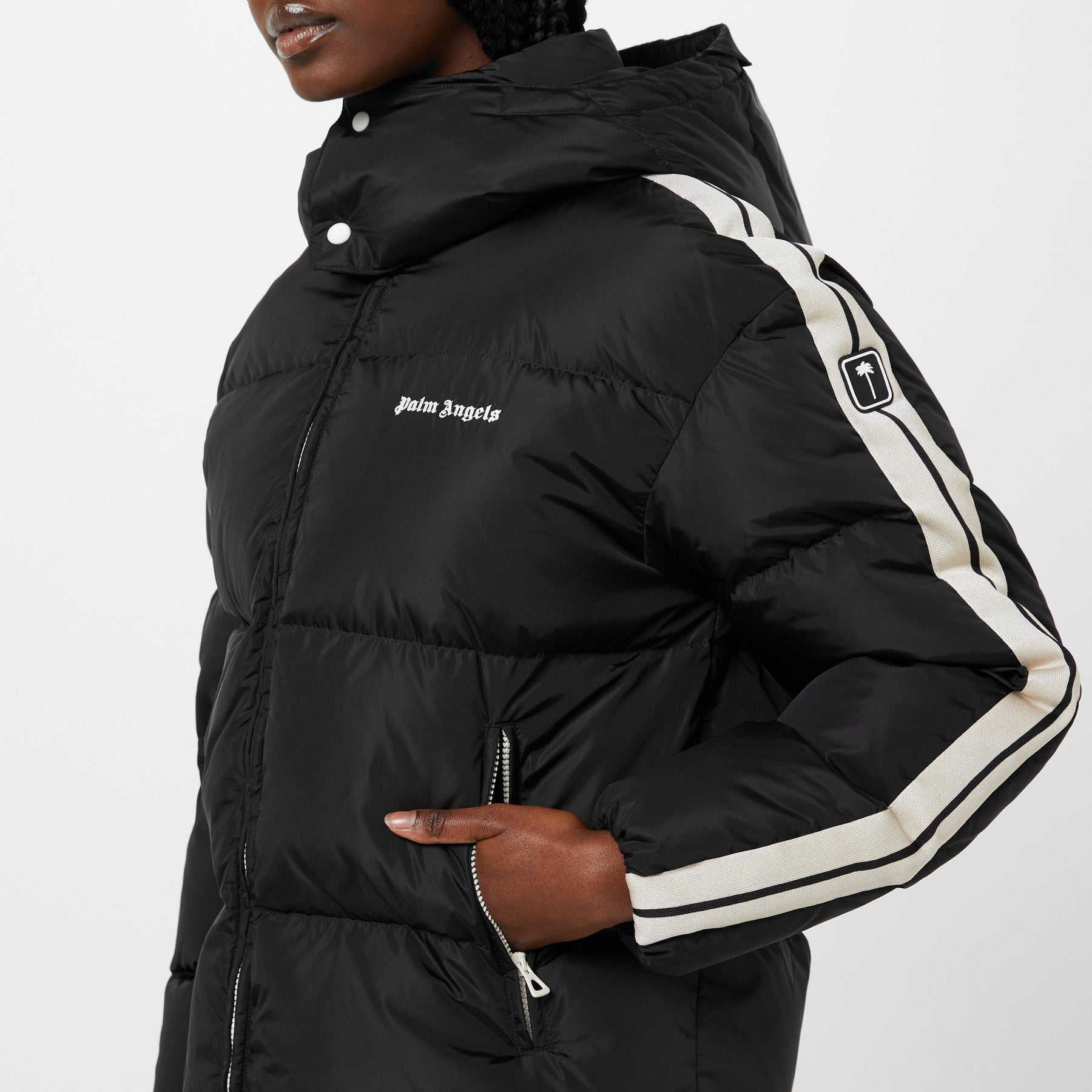 Hood Logo Puffer Jacket