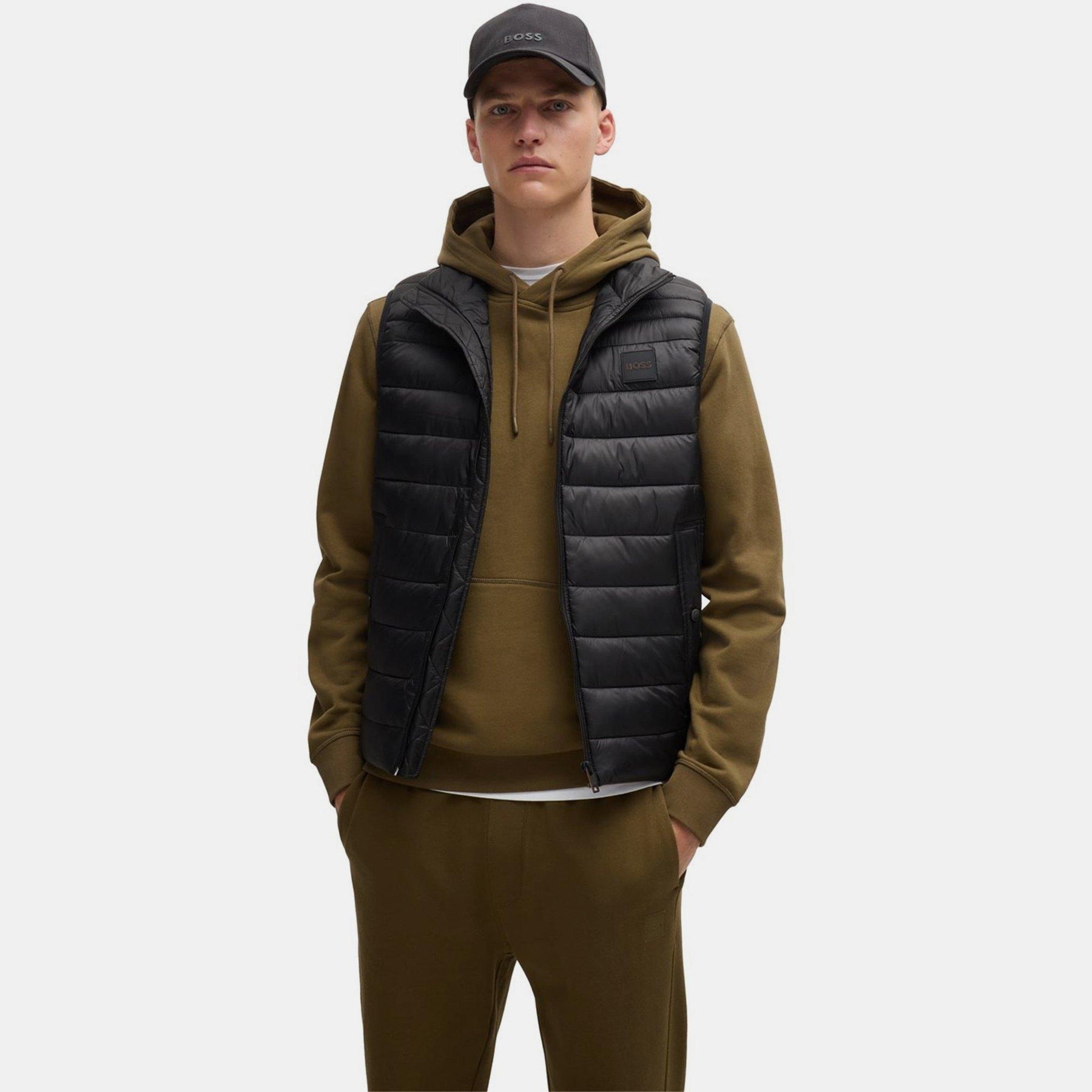 Water-Repellent Logo-Patch Gilet