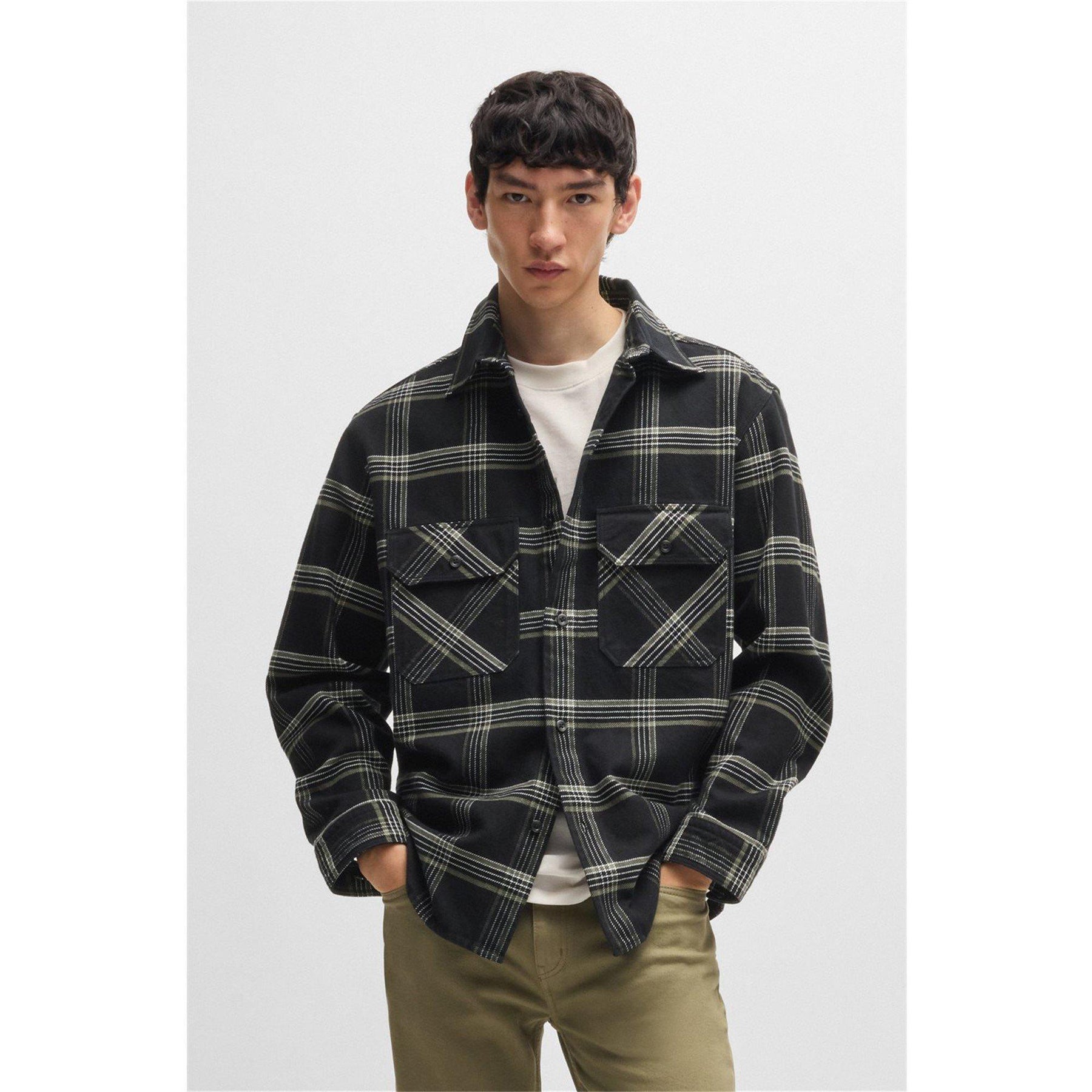 Oversized Check Cotton Shirt