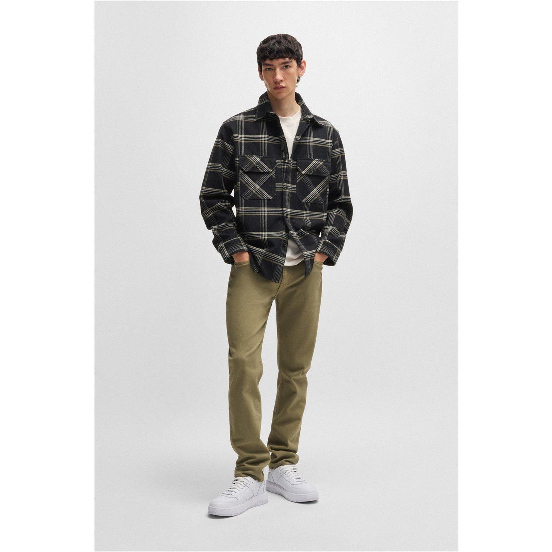 Oversized Check Cotton Shirt