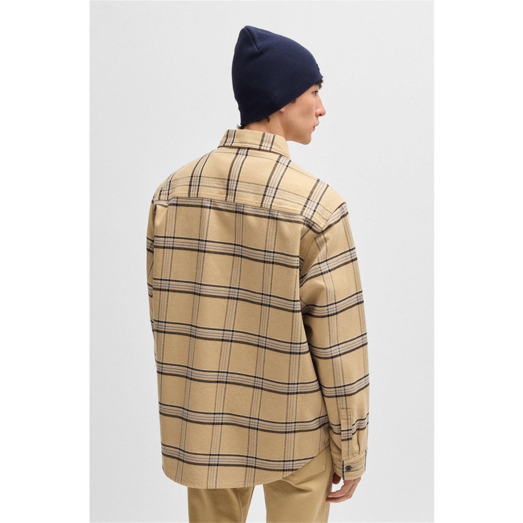 Oversized Check Cotton Shirt