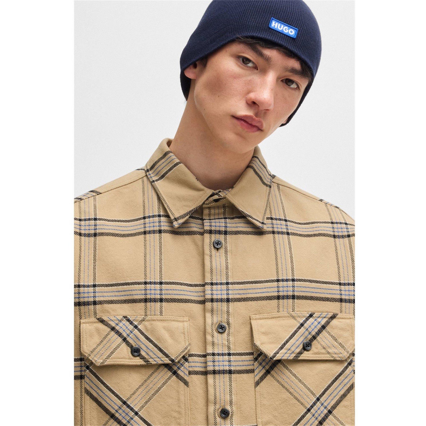 Oversized Check Cotton Shirt