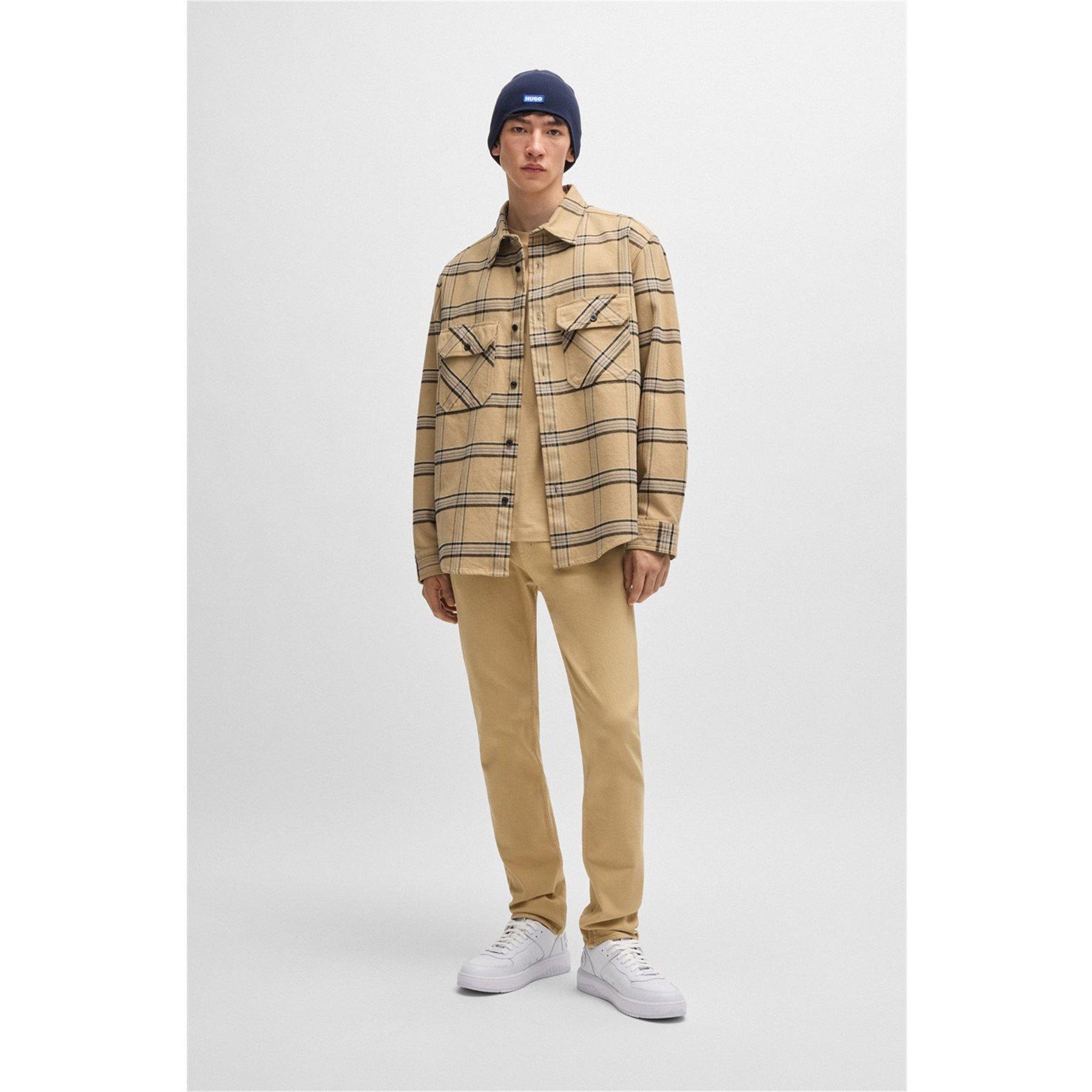 Oversized Check Cotton Shirt