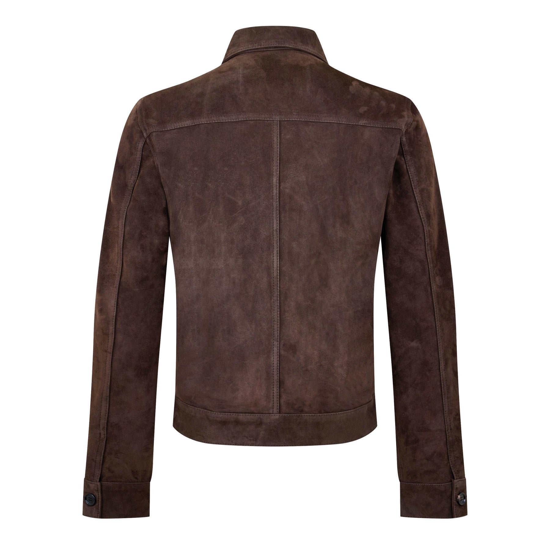 Leather Buttoned Overshirt