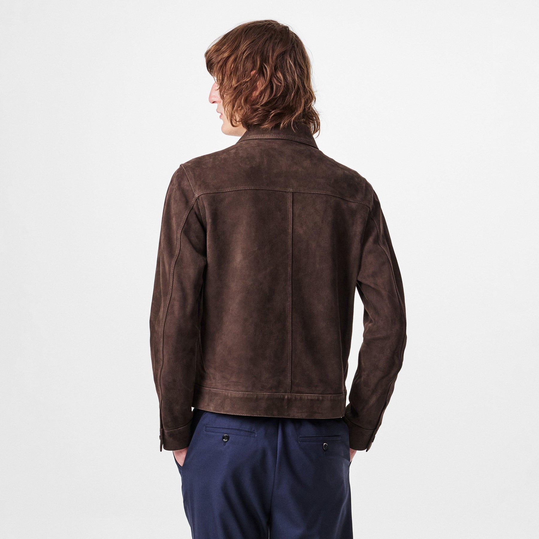 Leather Buttoned Overshirt