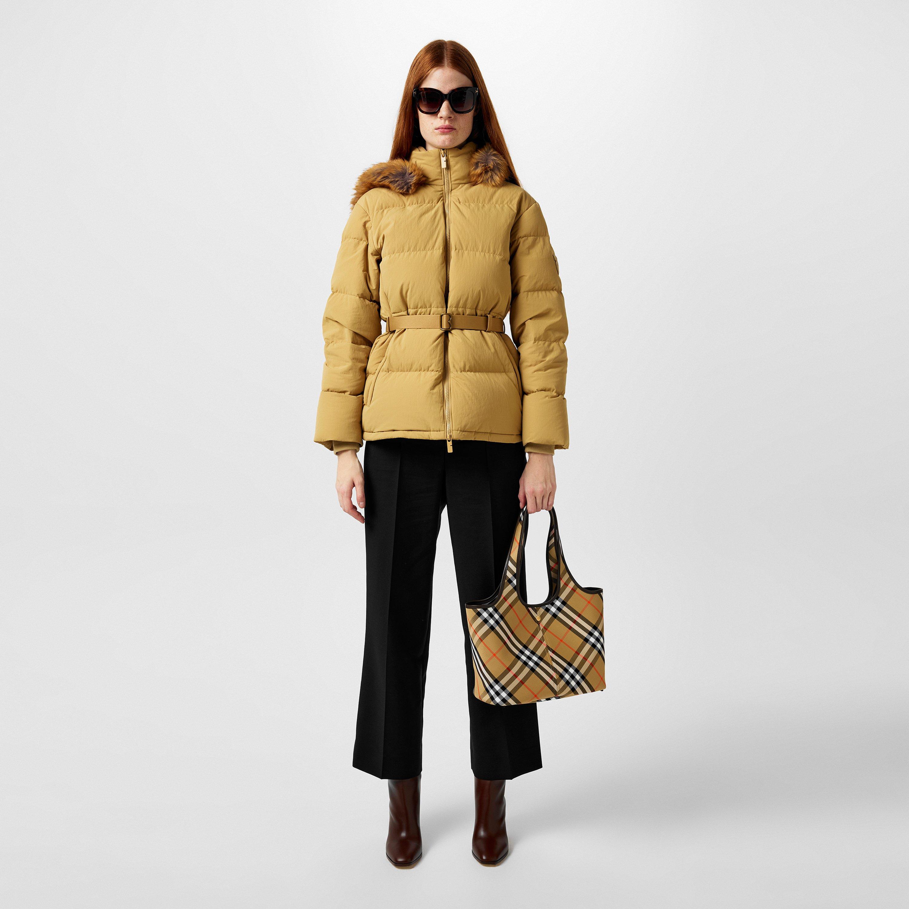 Short Nylon Puffer Coat