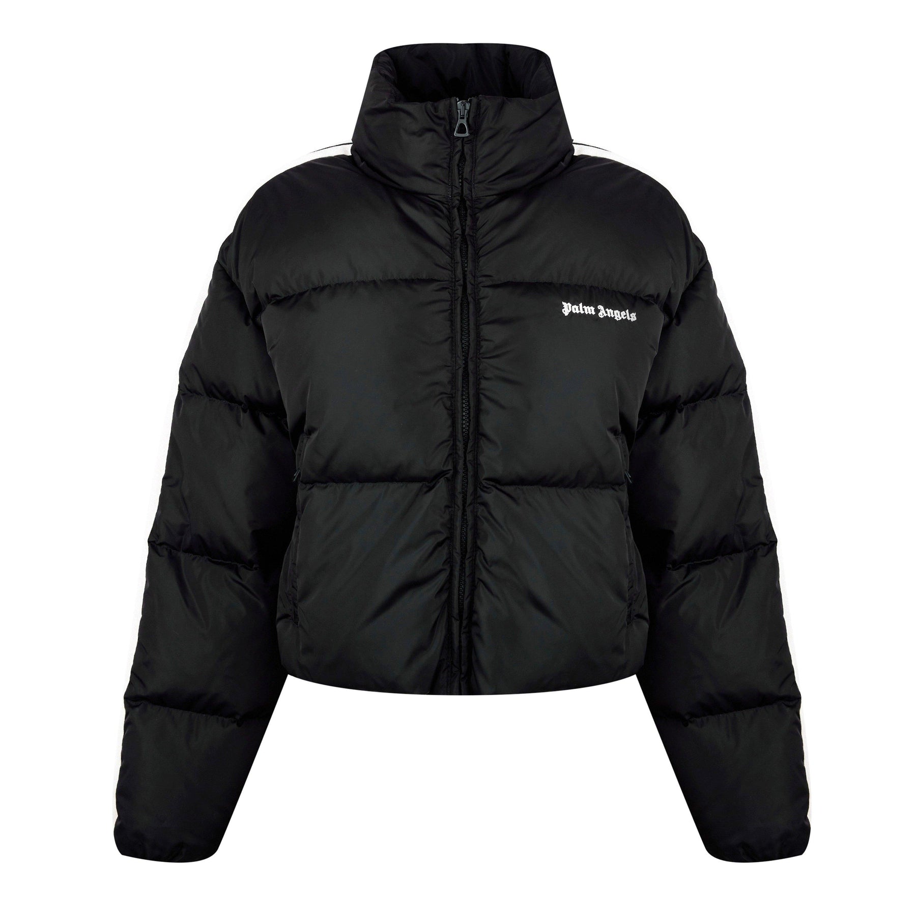 Cropped Track Padded Jacket