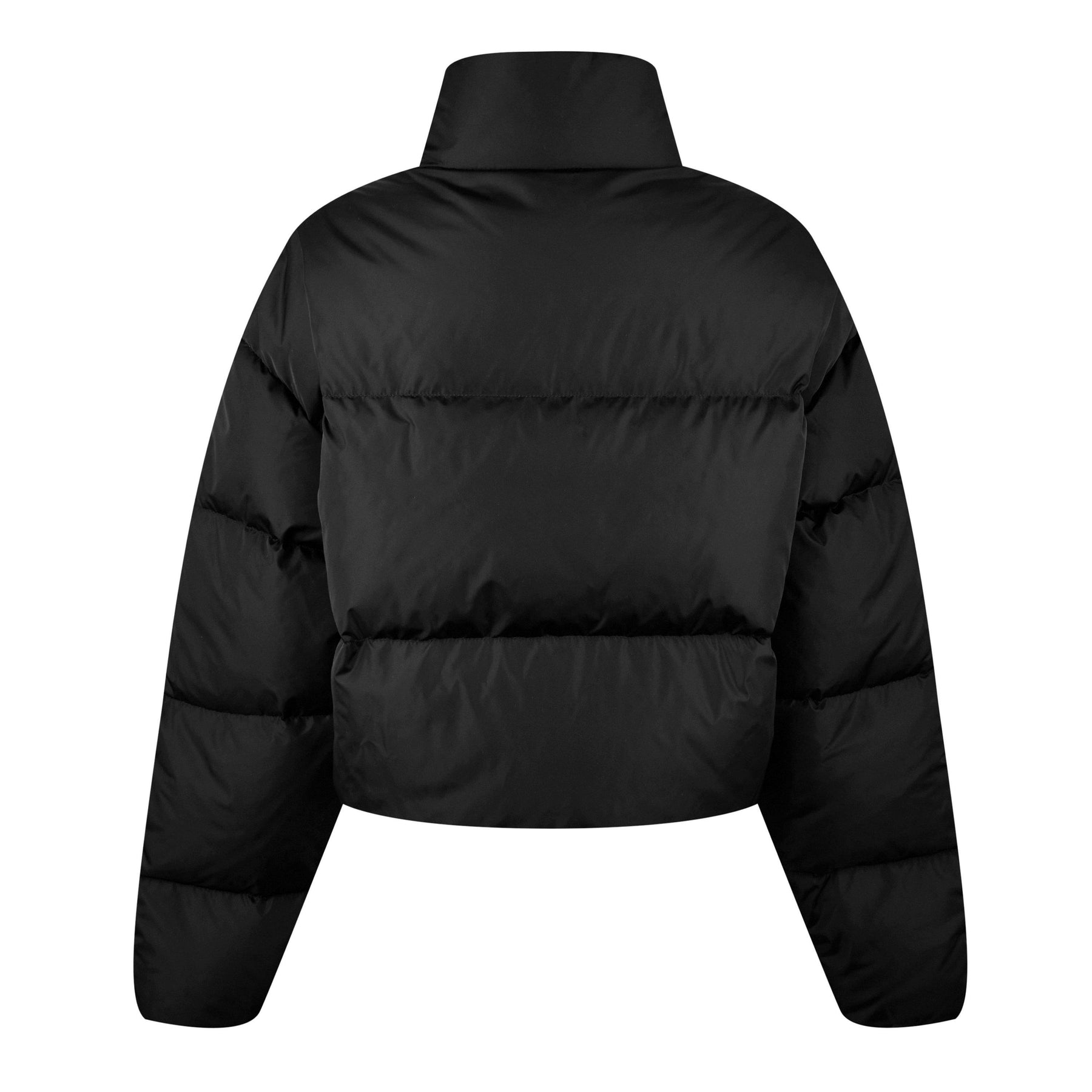 Cropped Track Padded Jacket