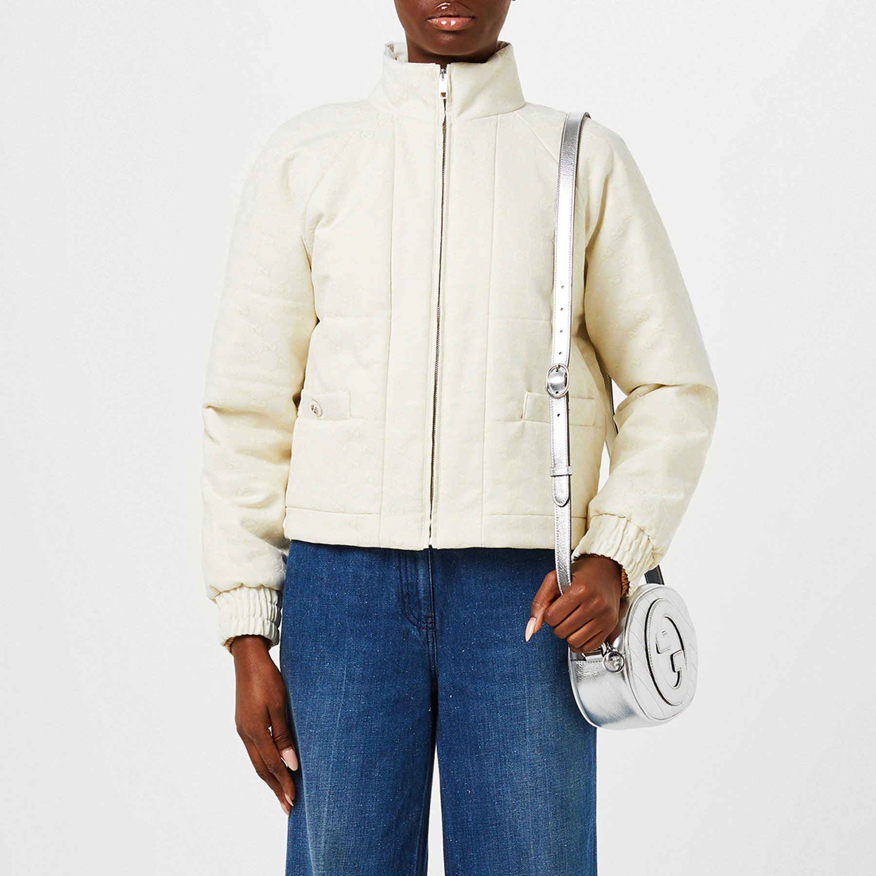 GG Canvas Bomber Jacket