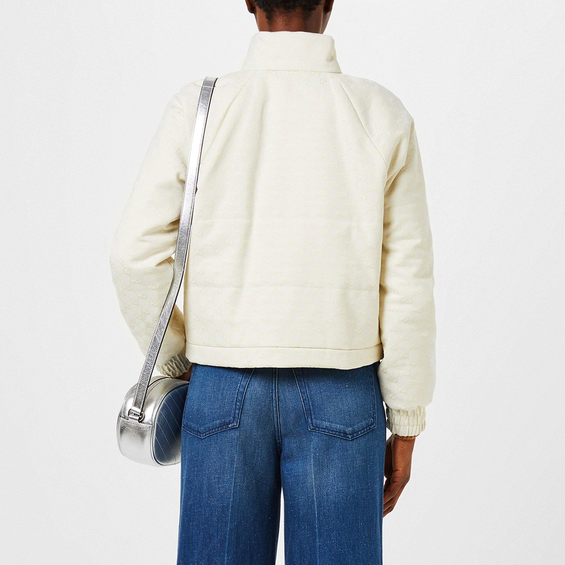 GG Canvas Bomber Jacket