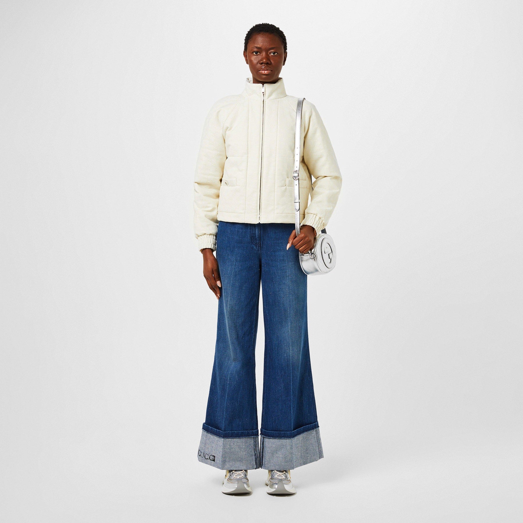 GG Canvas Bomber Jacket