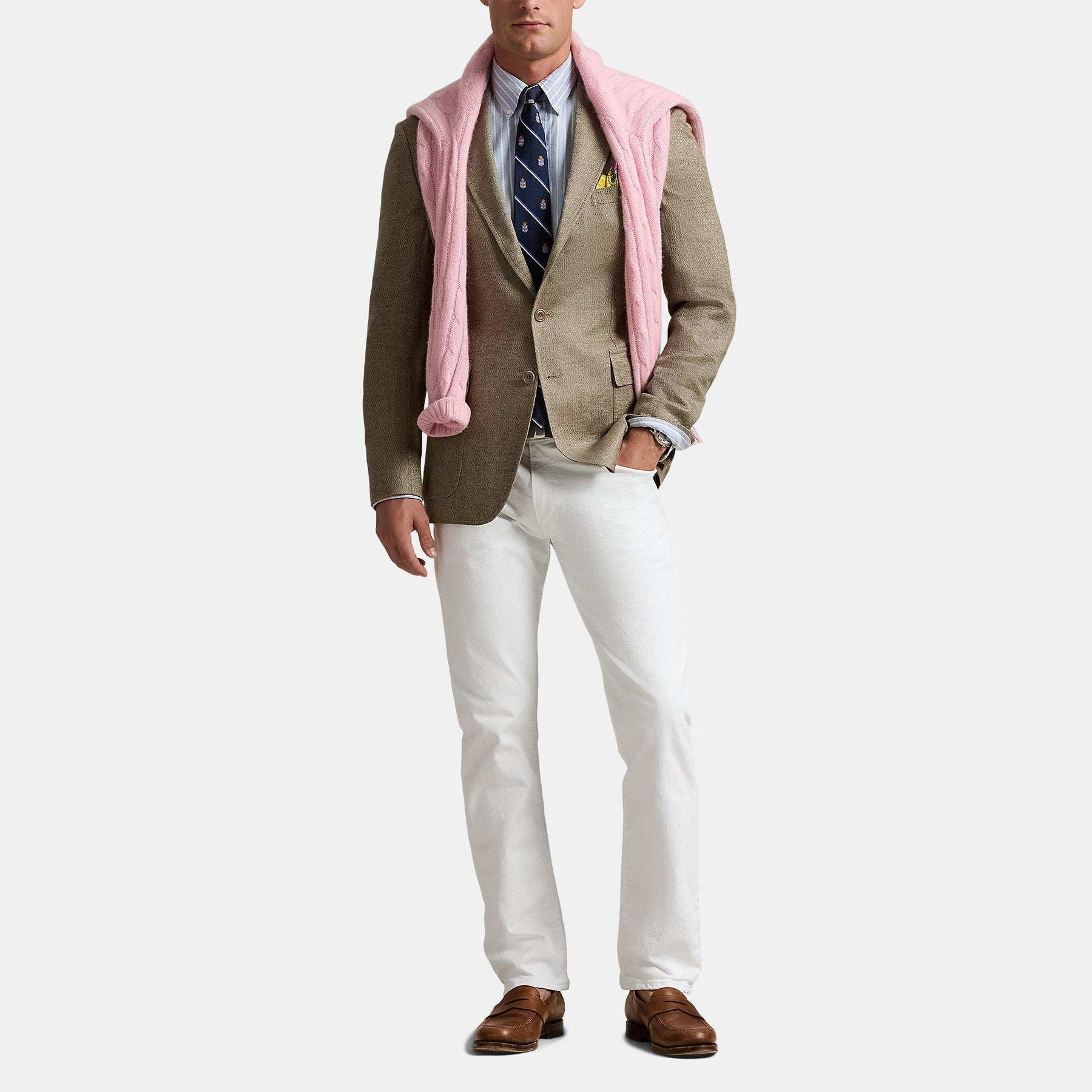 Polo Modern Herringbone Twill Blazer