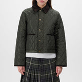 Cropped Quilted Jacket