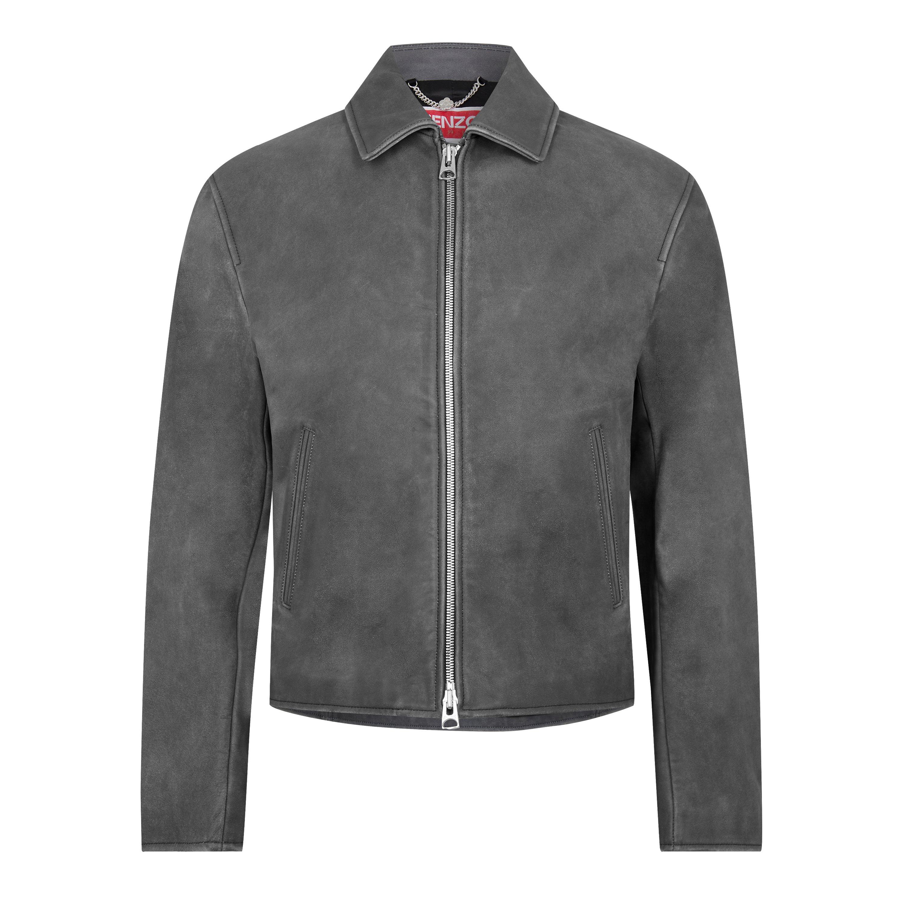 Washed Leather Jacket