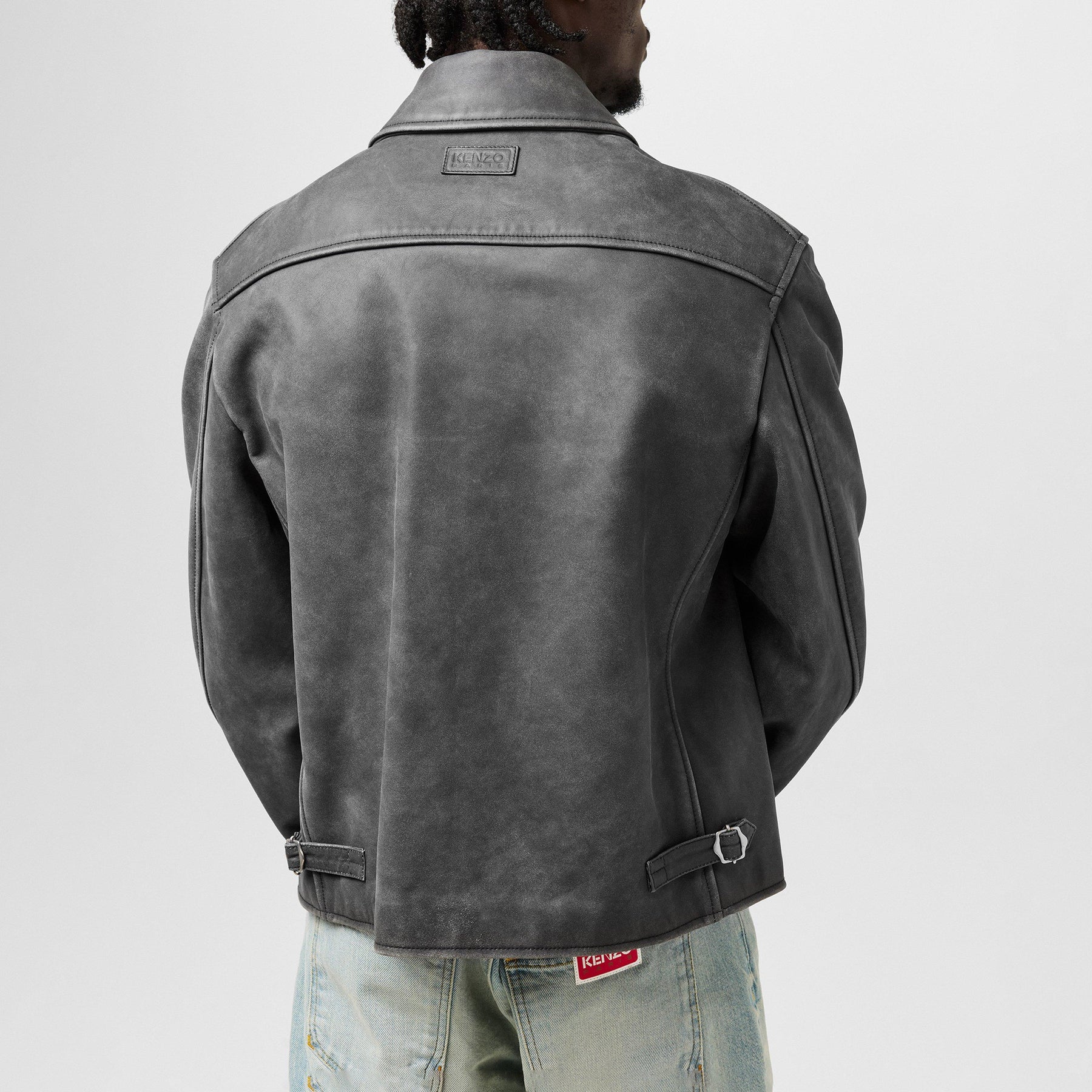 Washed Leather Jacket