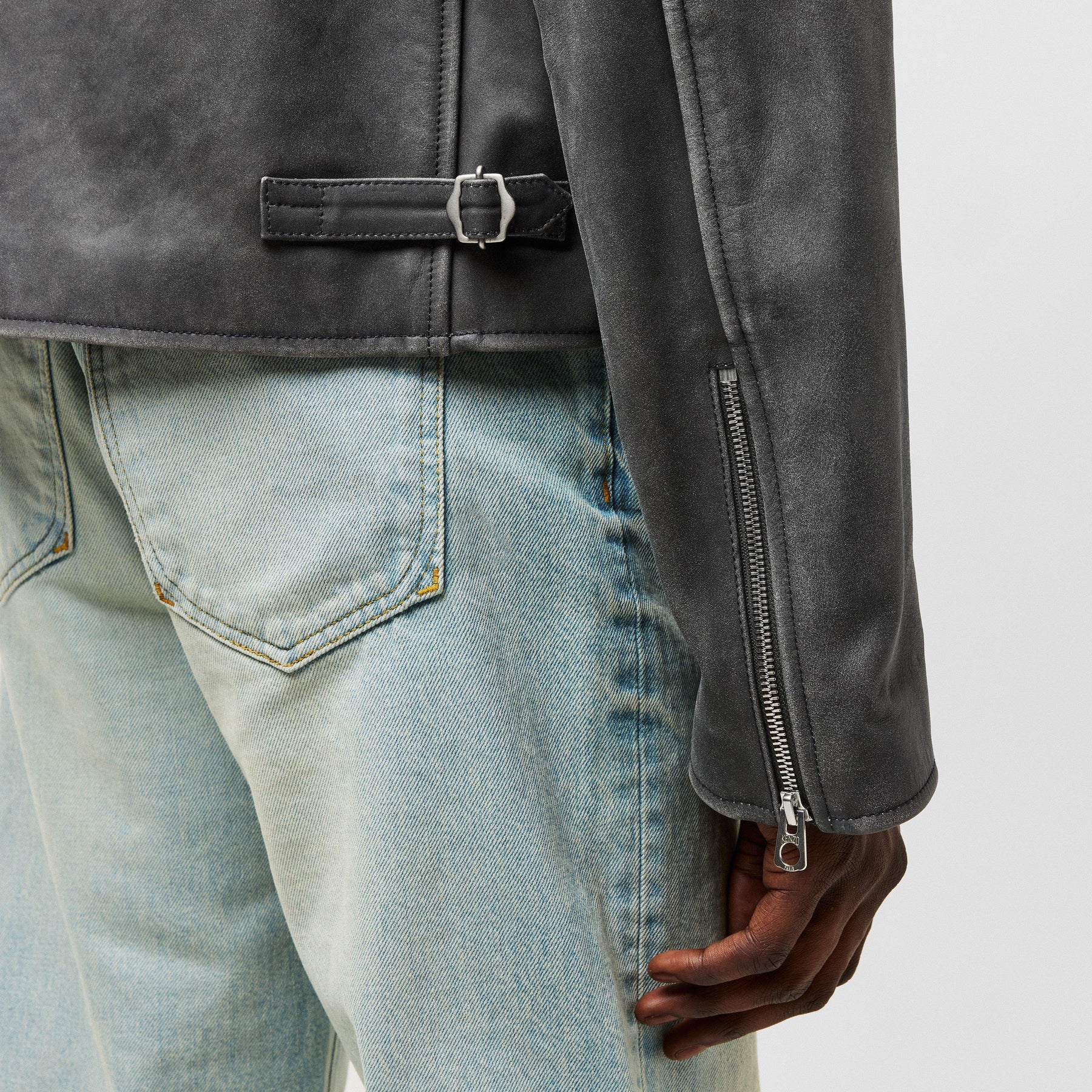 Washed Leather Jacket