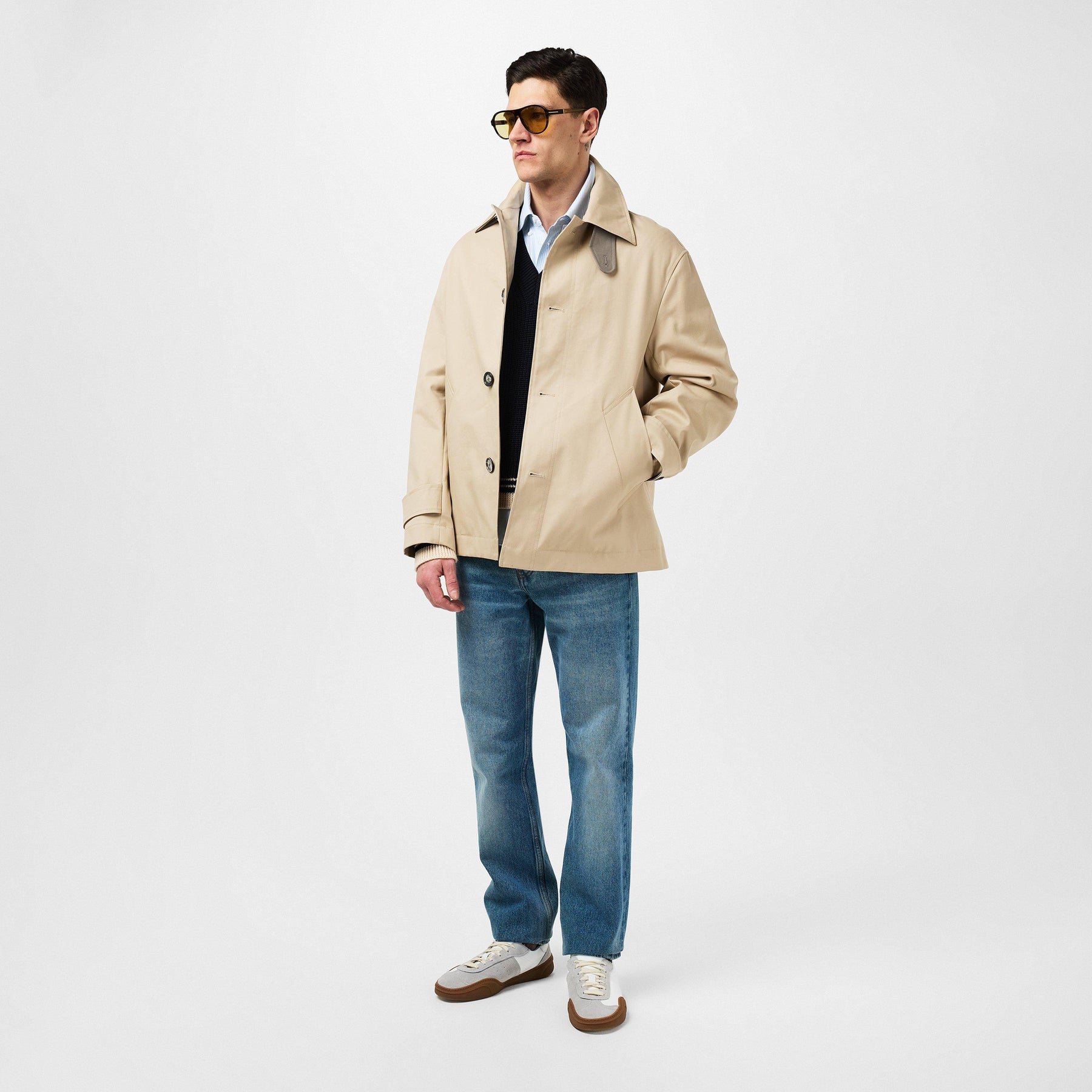 Single-Breasted Buttoned Jacket