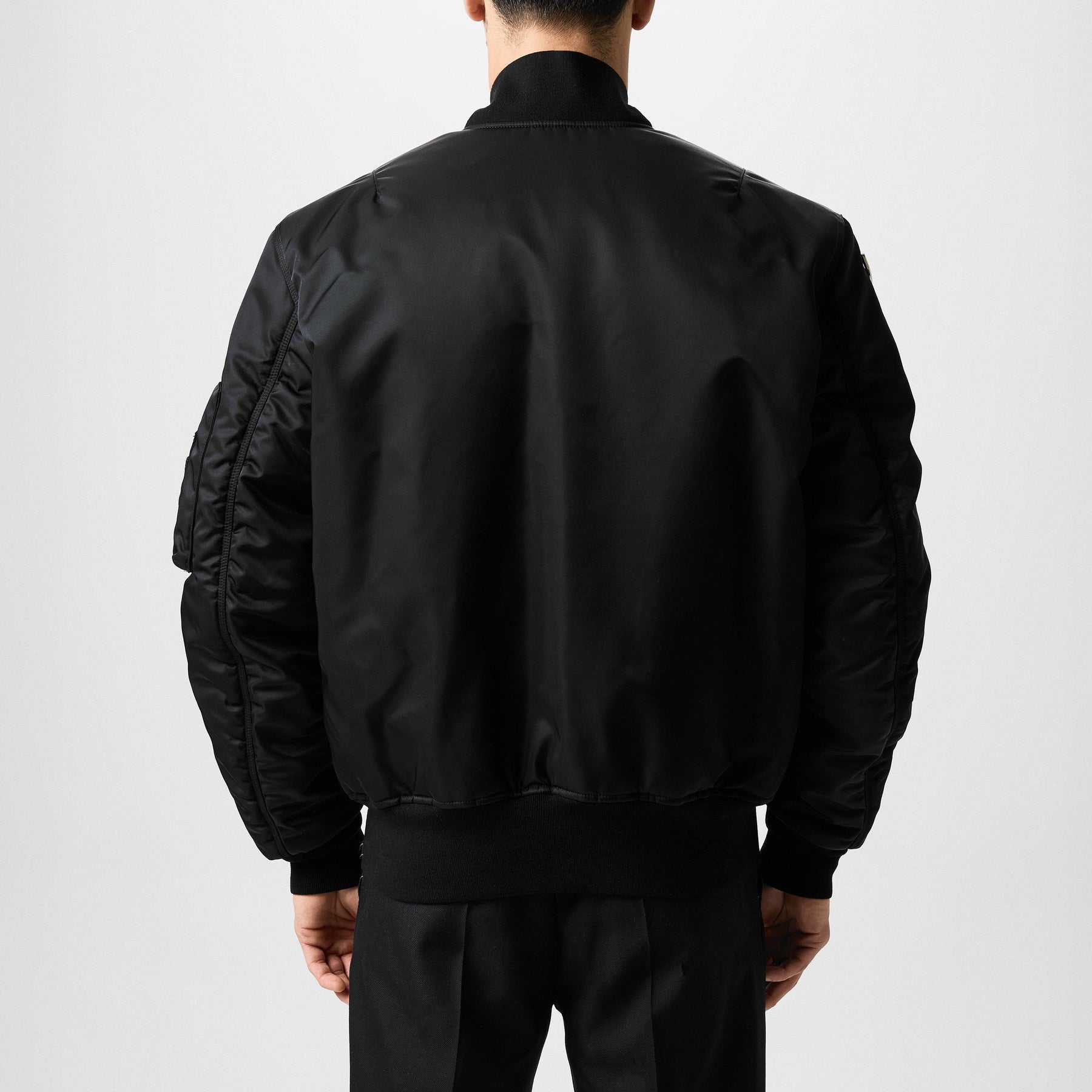 Nylon Twill Bomber Jacket