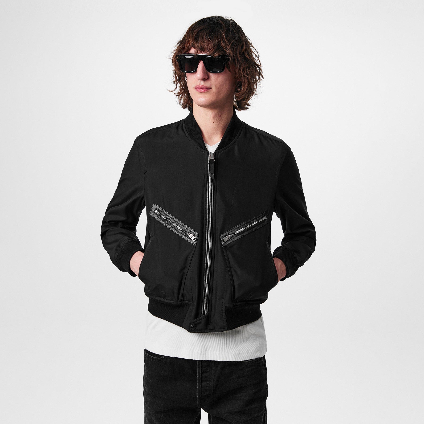 Poplin Bomber Jacket