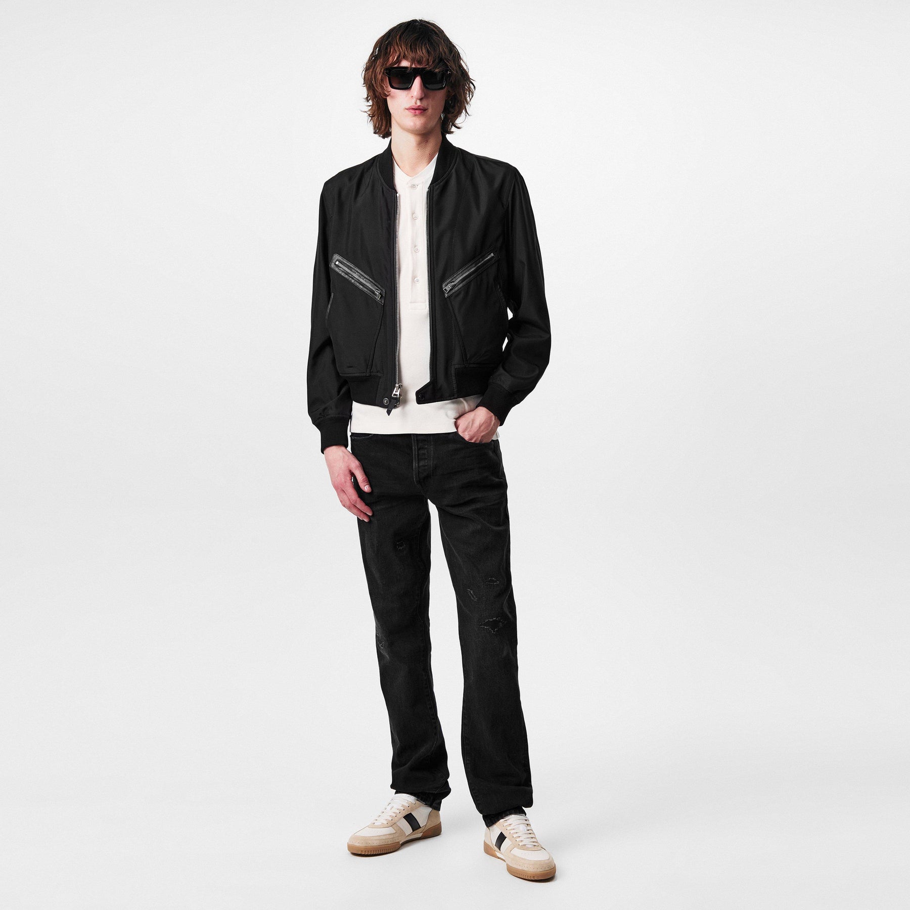 Poplin Bomber Jacket