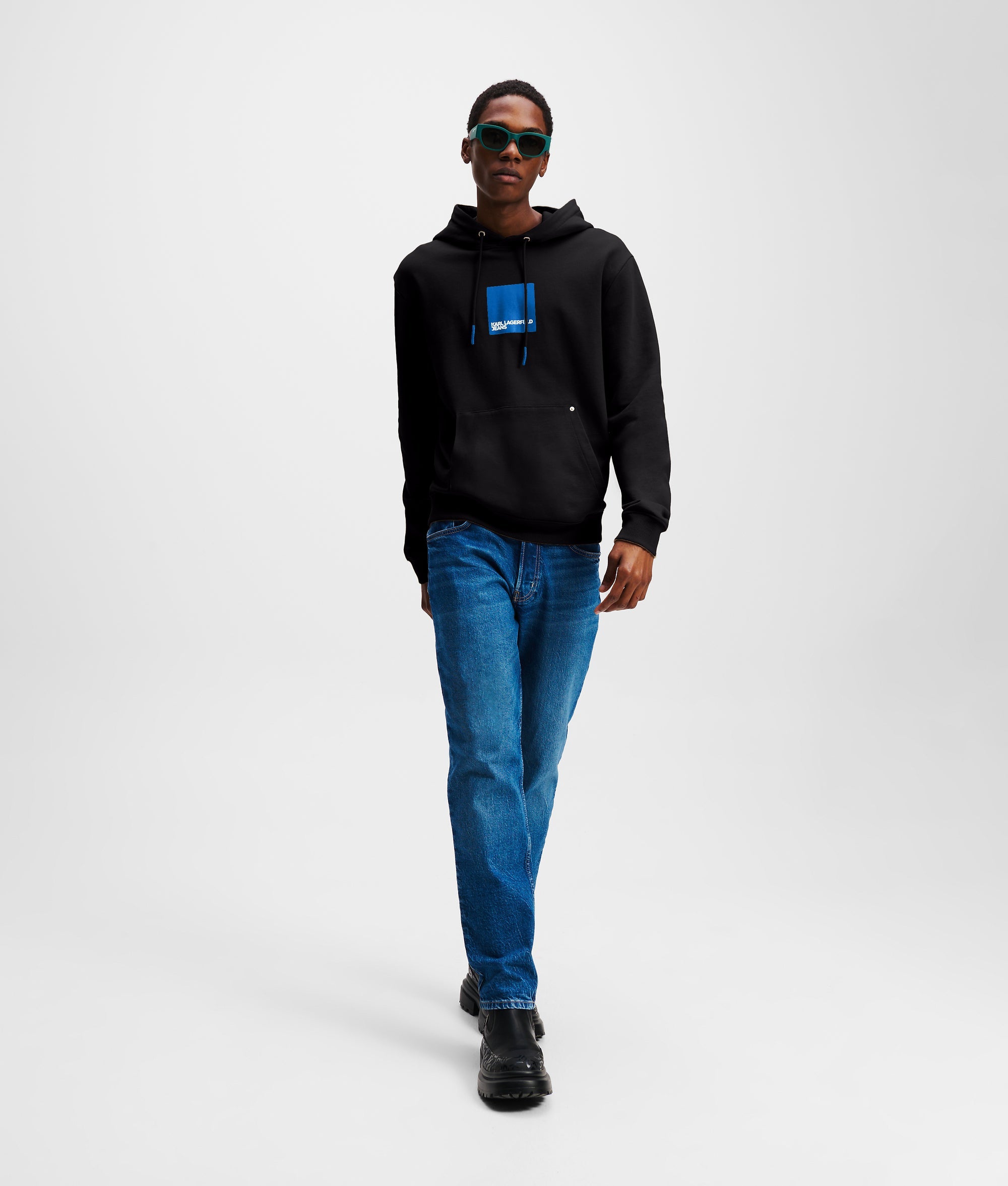 KLJ box logo hoodie