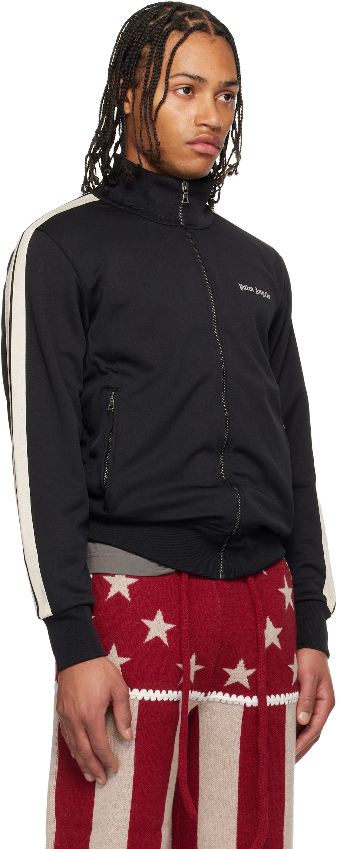 Black Classic Logo Track Jacket