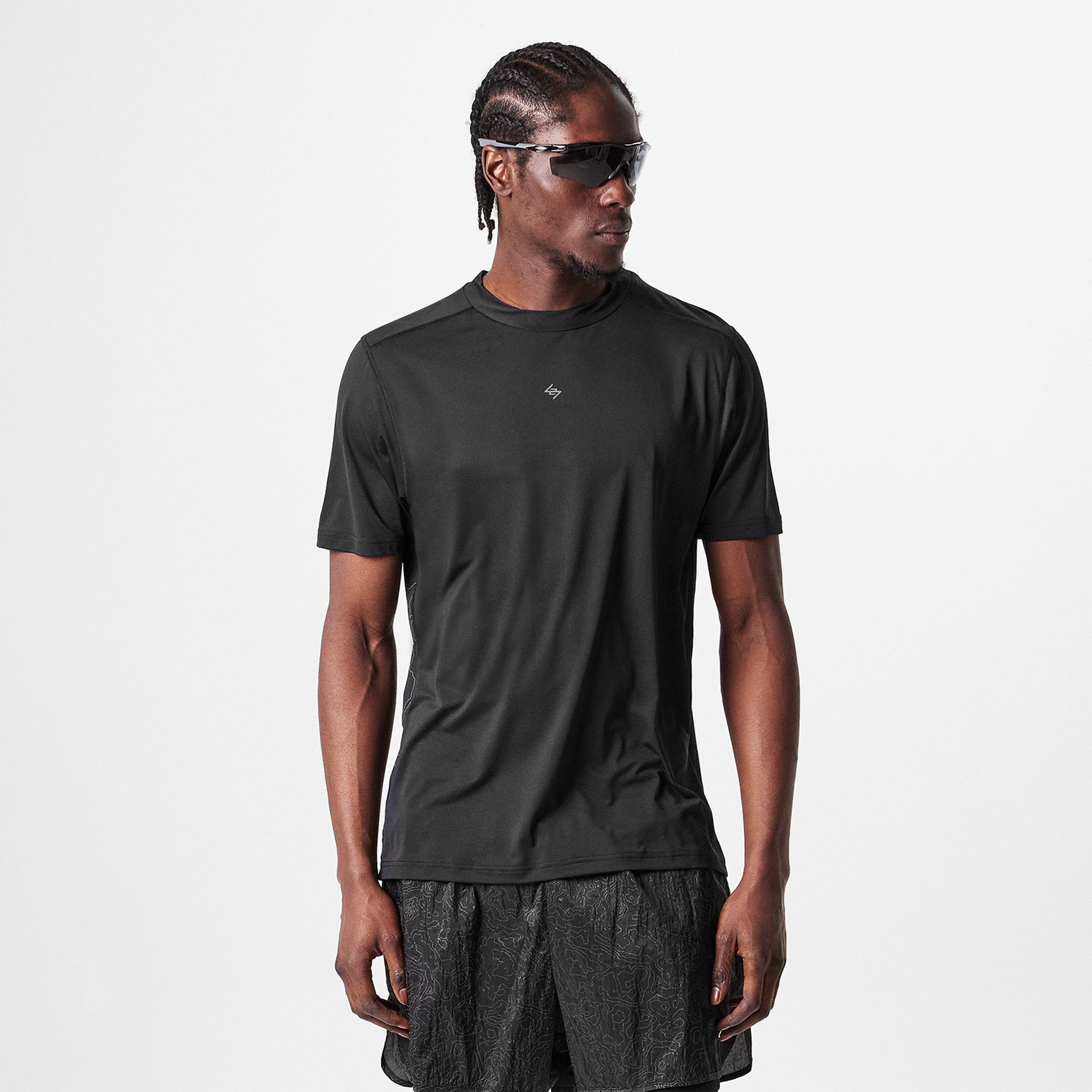 Men's Contour Run Short-Sleeve Performance Gym Top