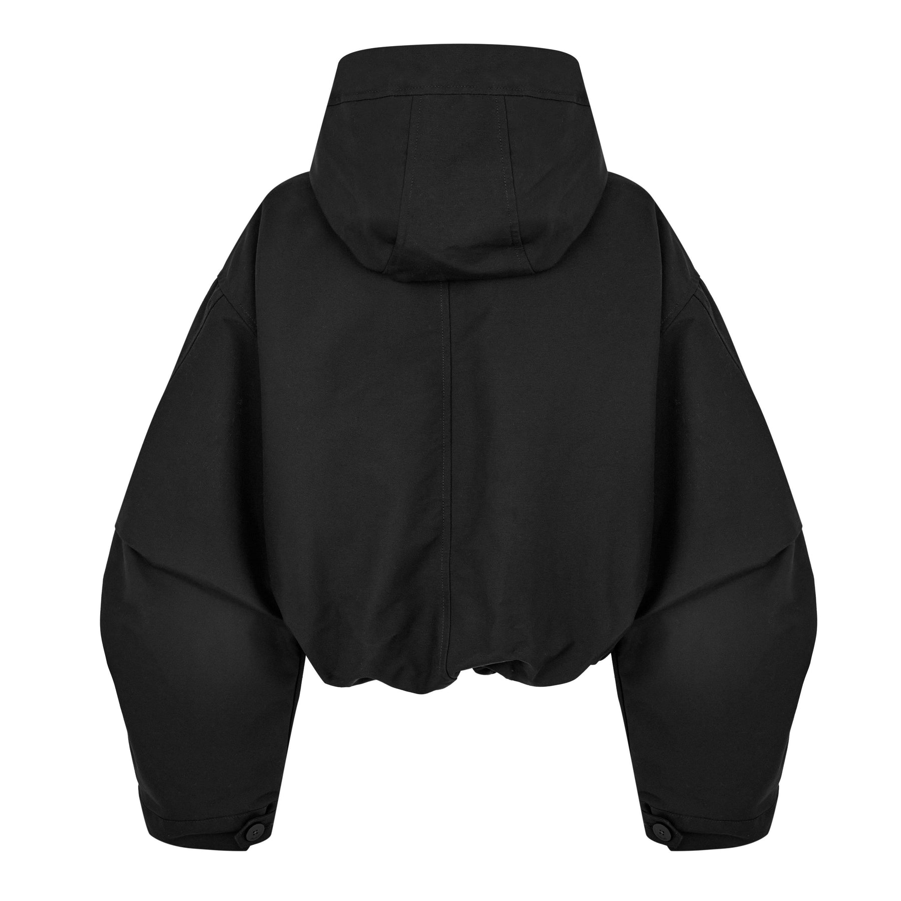 La Parka Courte Caraco Hooded Canvas Jacket