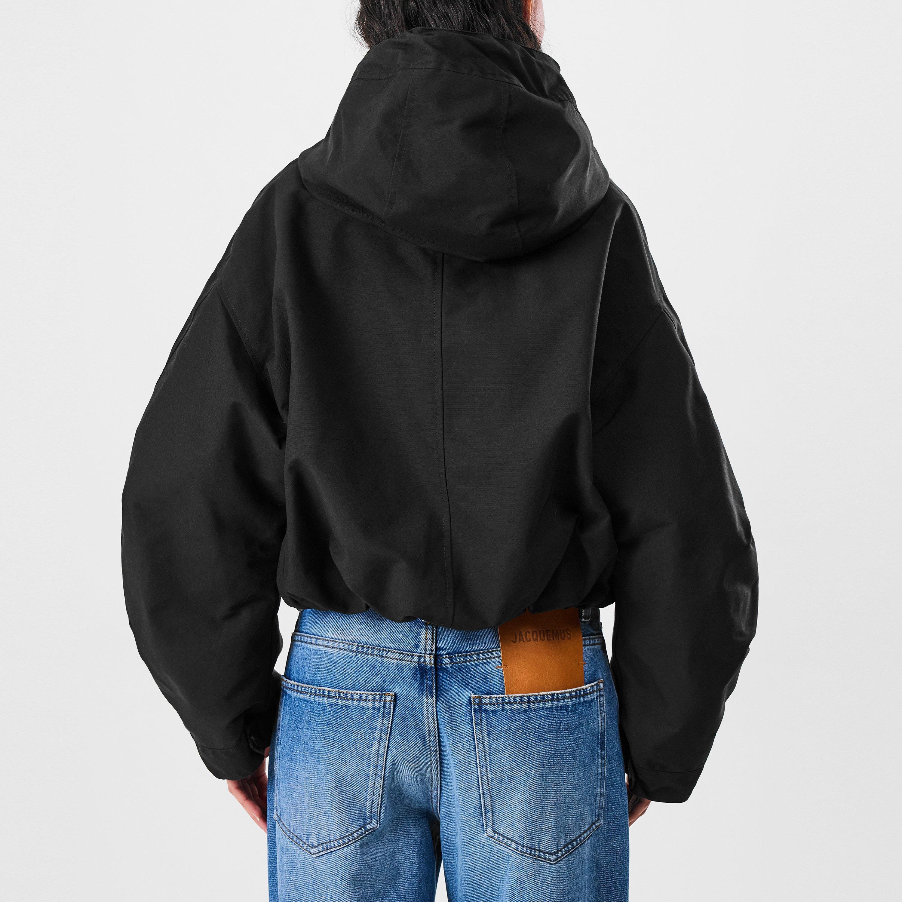 La Parka Courte Caraco Hooded Canvas Jacket