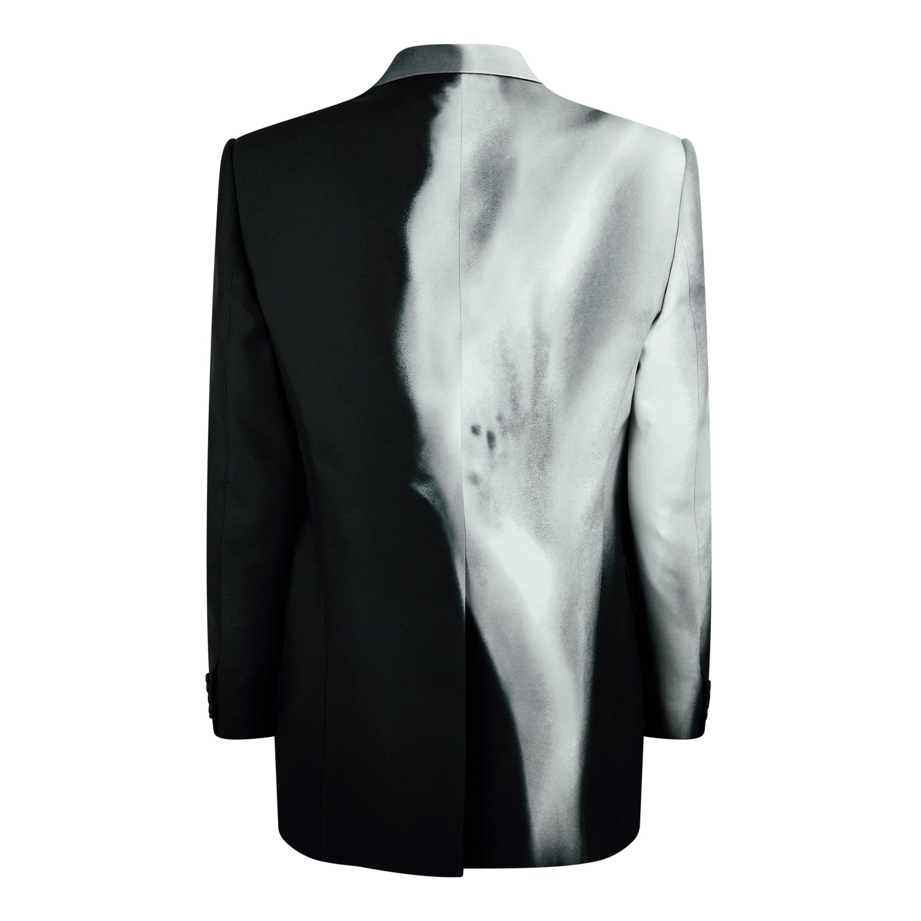 Luminous Flower Single-Breasted Blazer