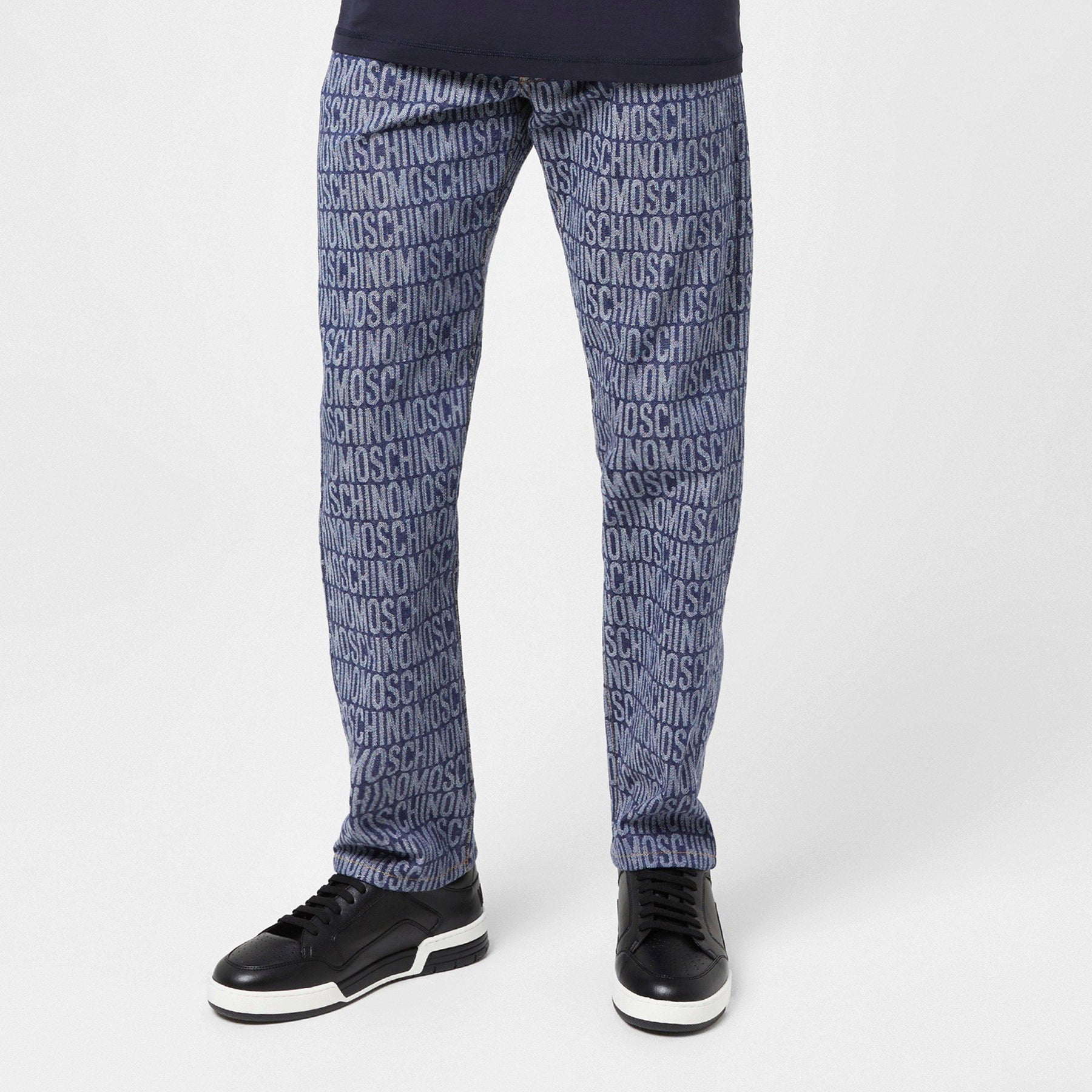Jacquard Print Jeans