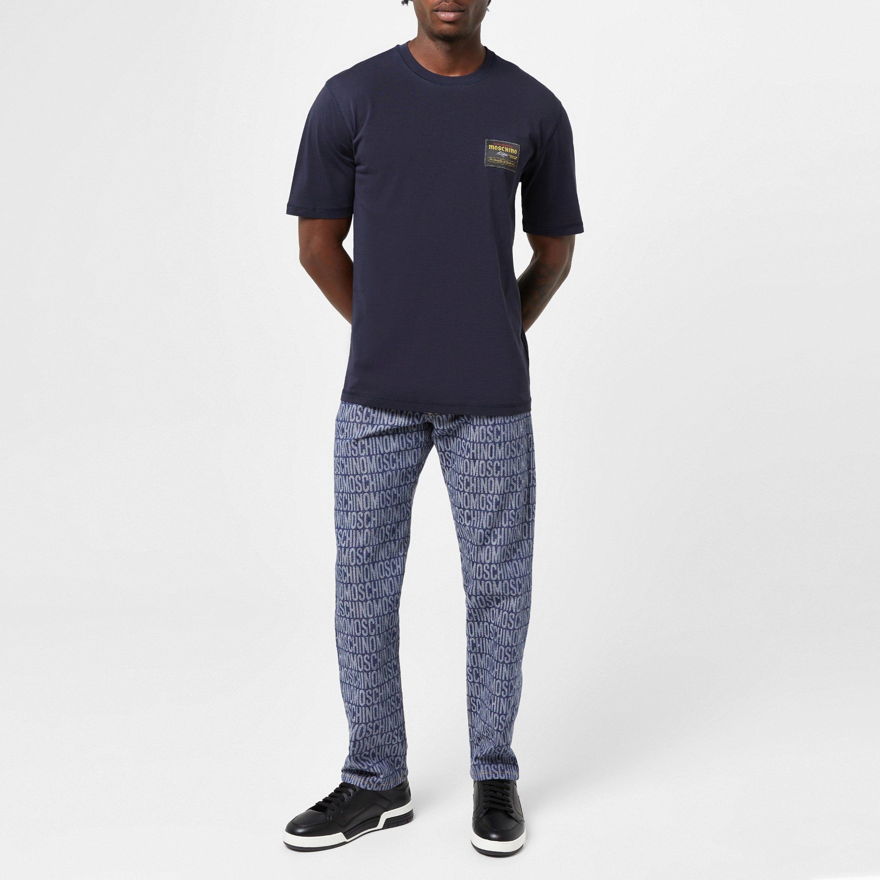 Jacquard Print Jeans