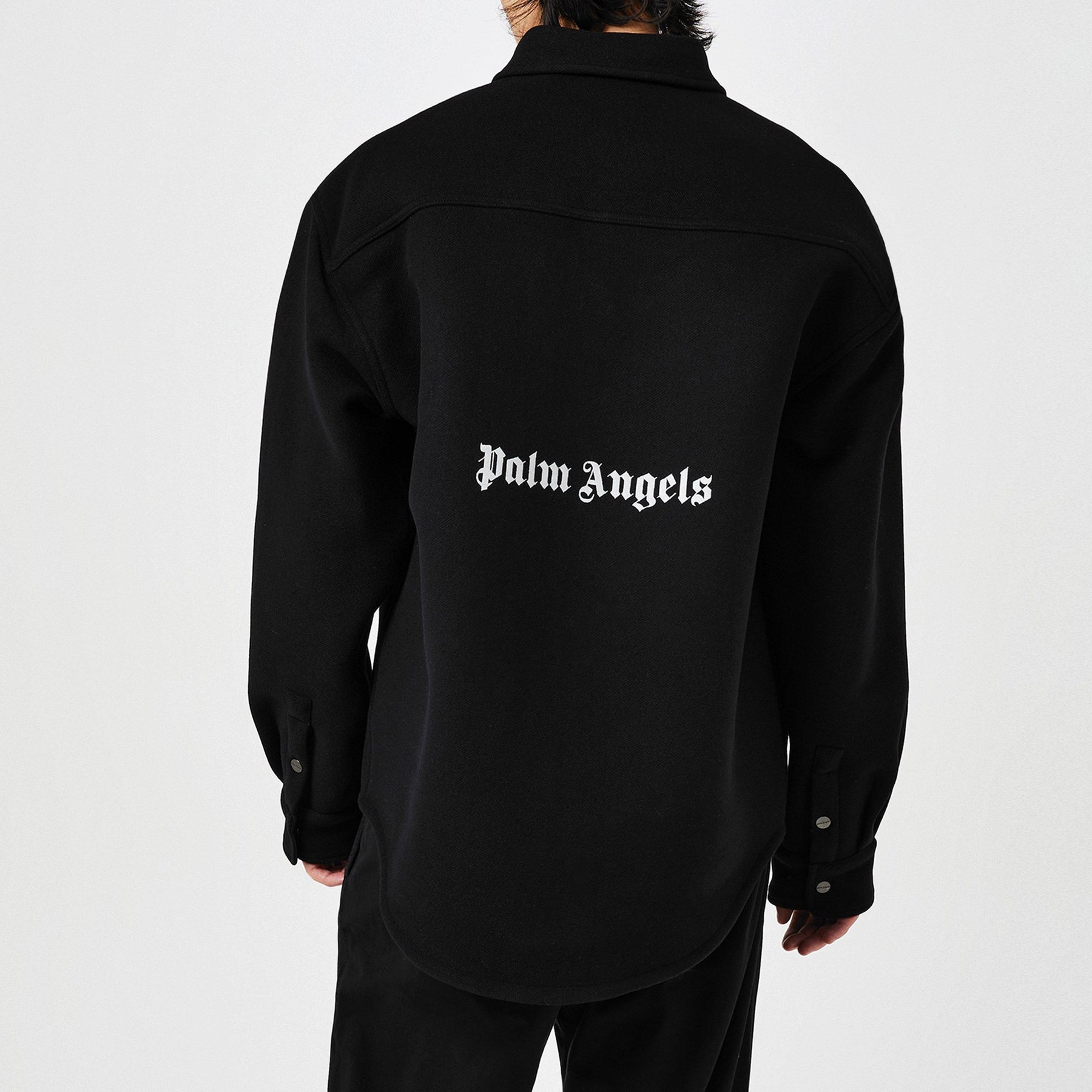 Snap-Up Logo Overshirt