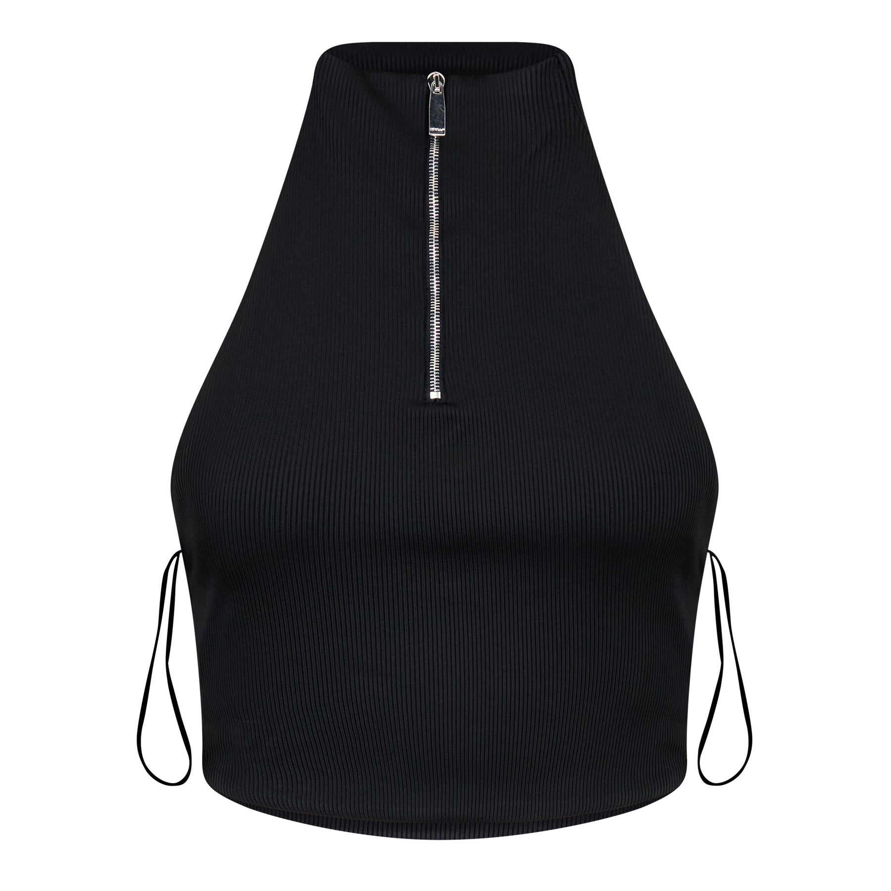Ribbed Open Back Top