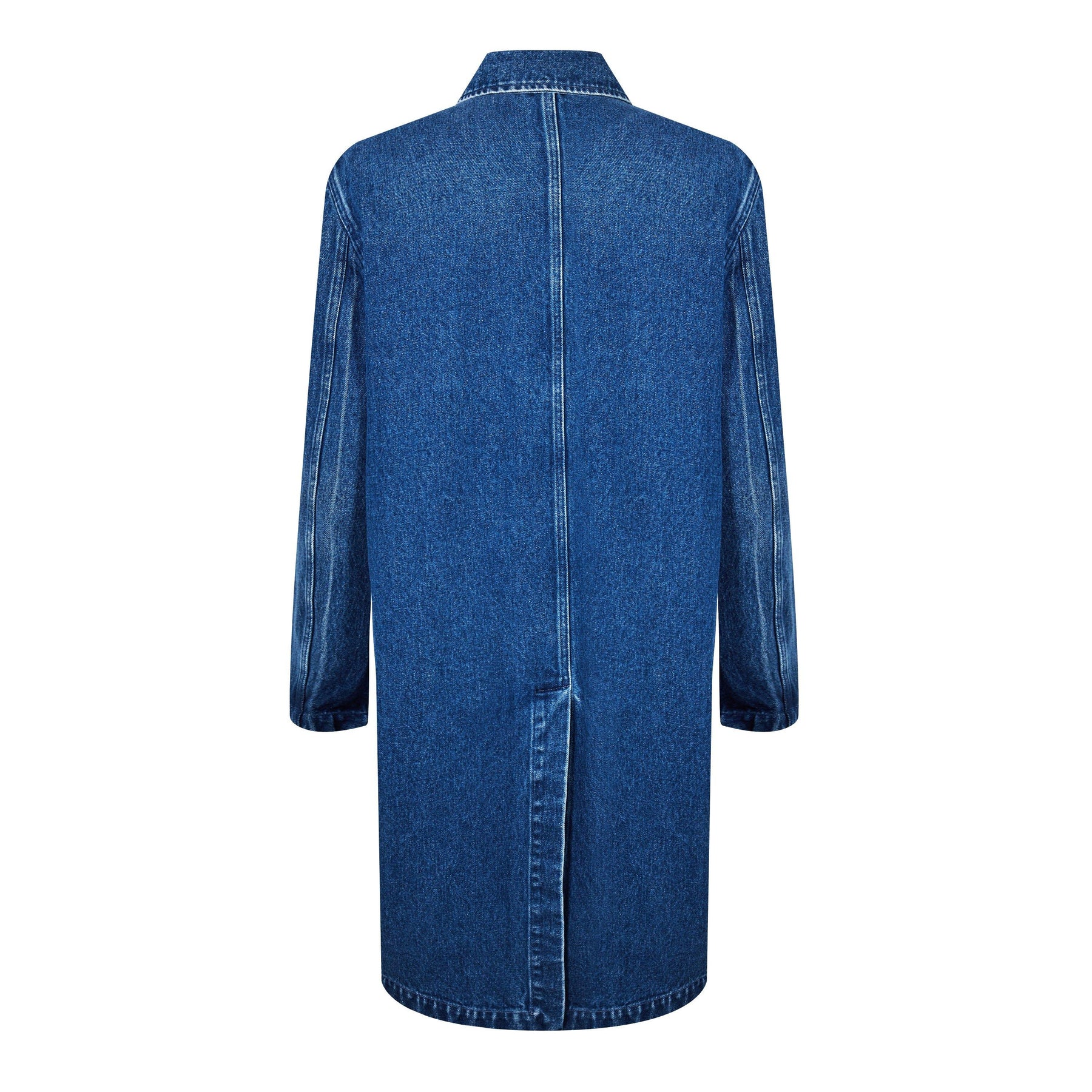 Denim Midi Coat