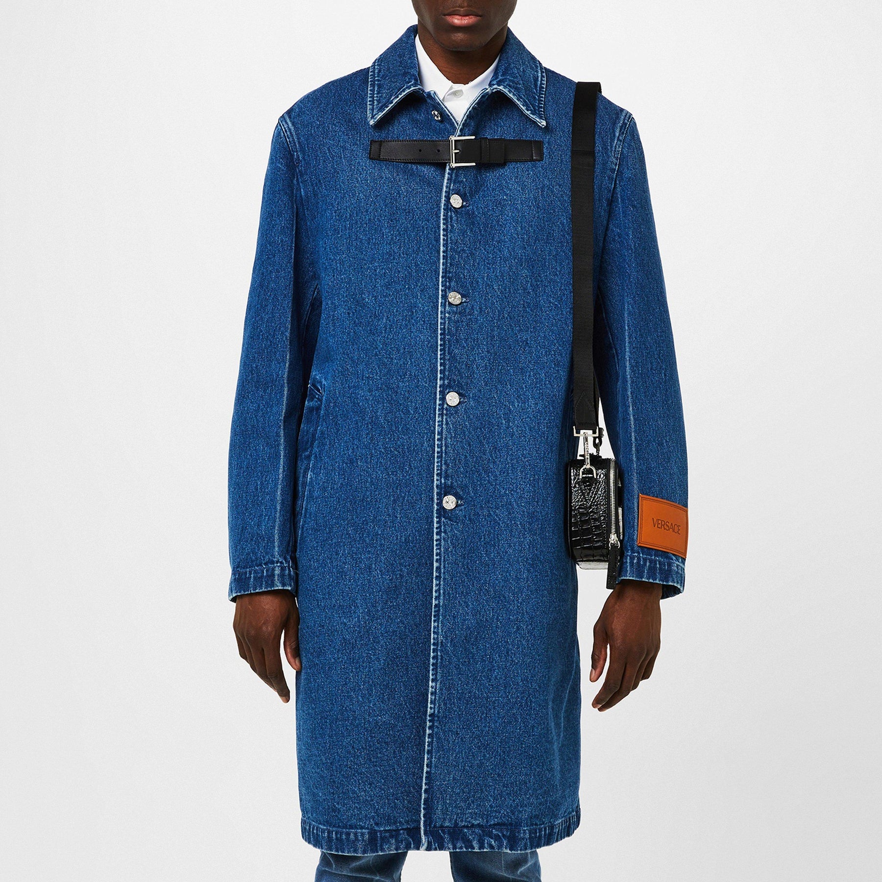 Denim Midi Coat