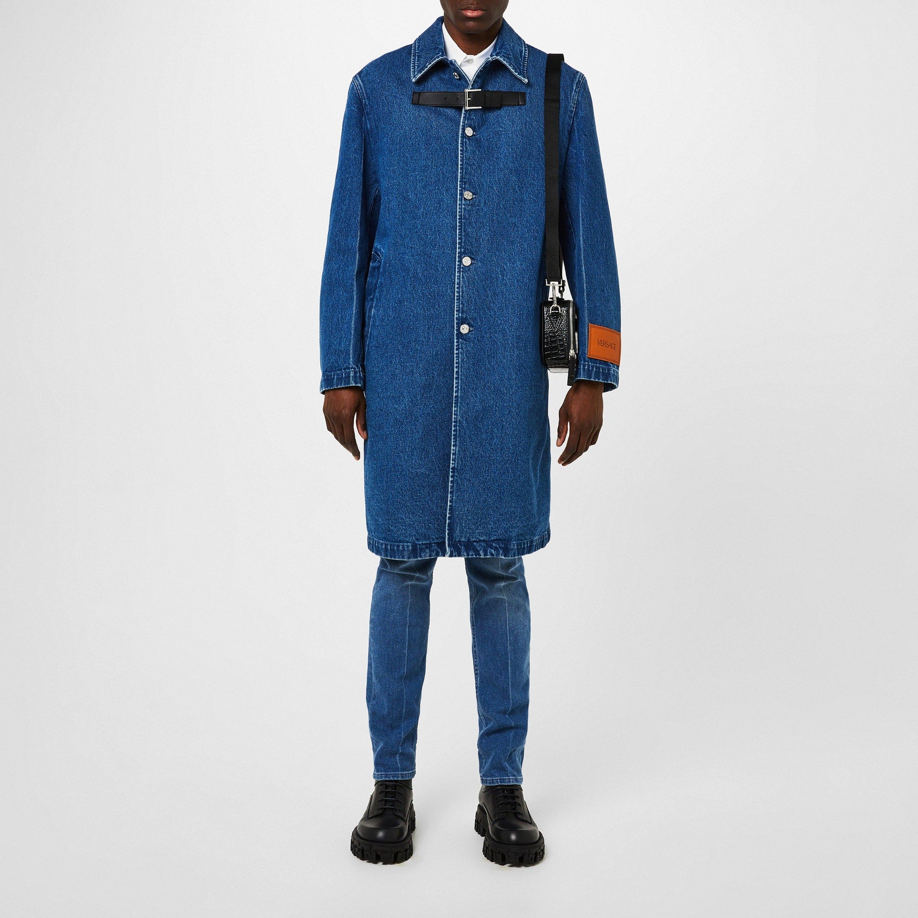 Denim Midi Coat