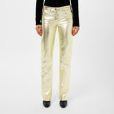 Laminated Leather Trousers