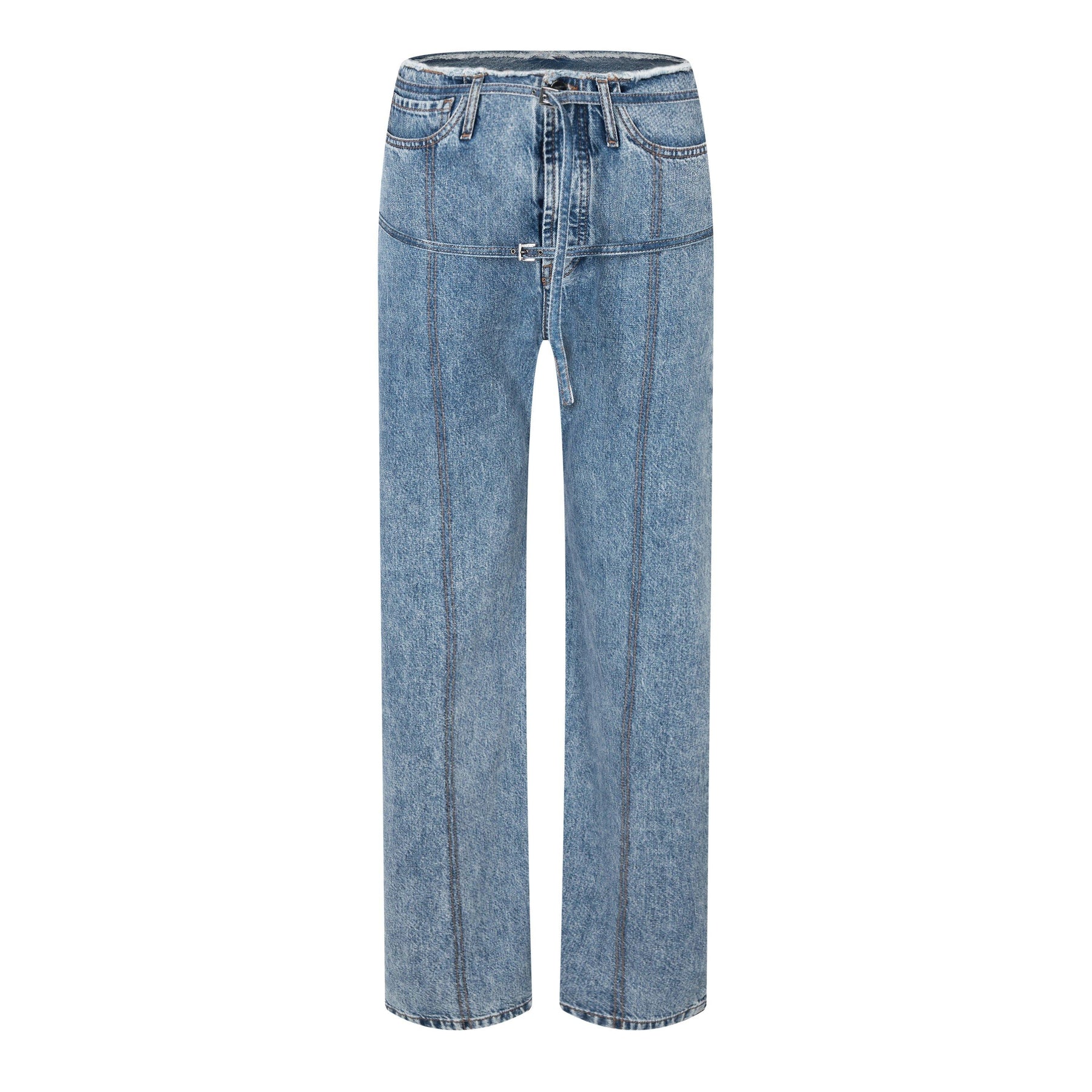 Le De Nimes Wide-Leg Organic Jeans
