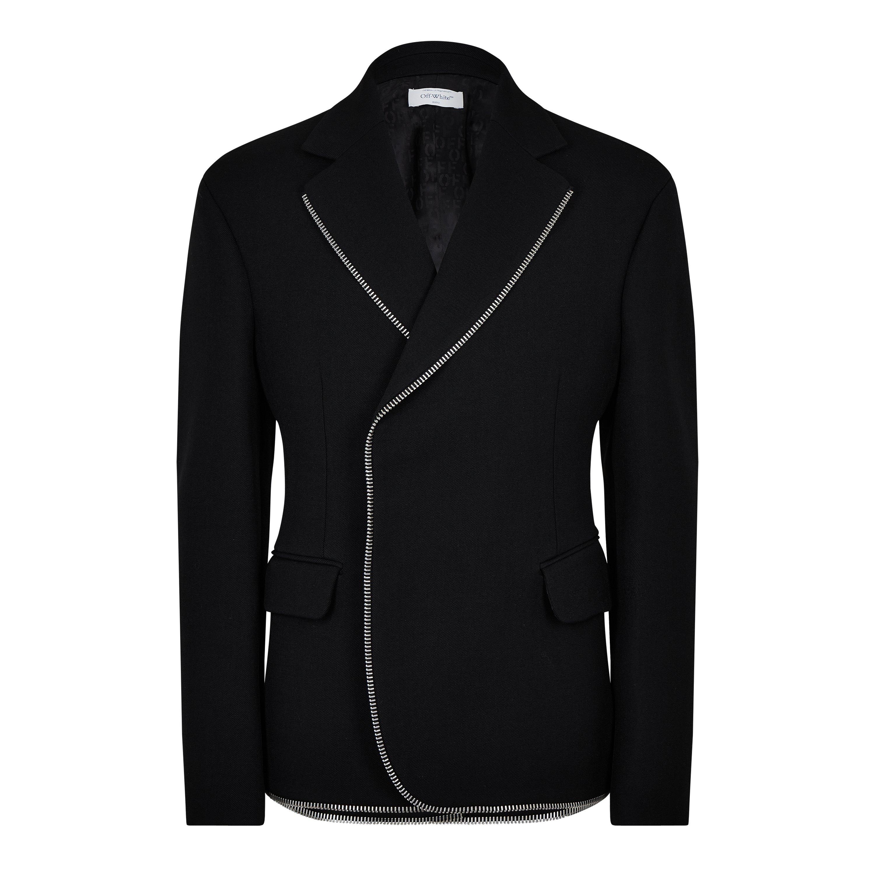 Japwool Double Breasted Wool Long Sleeve Blazer