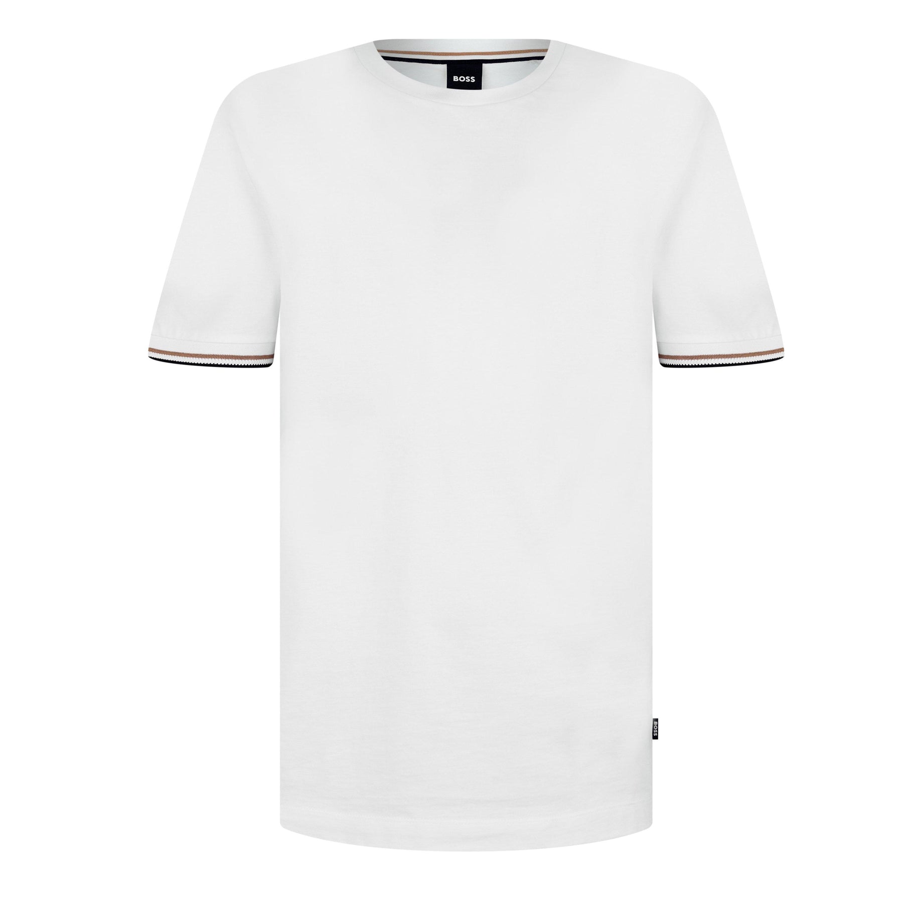 Men's Regular Fit Striped-Trim T-Shirt
