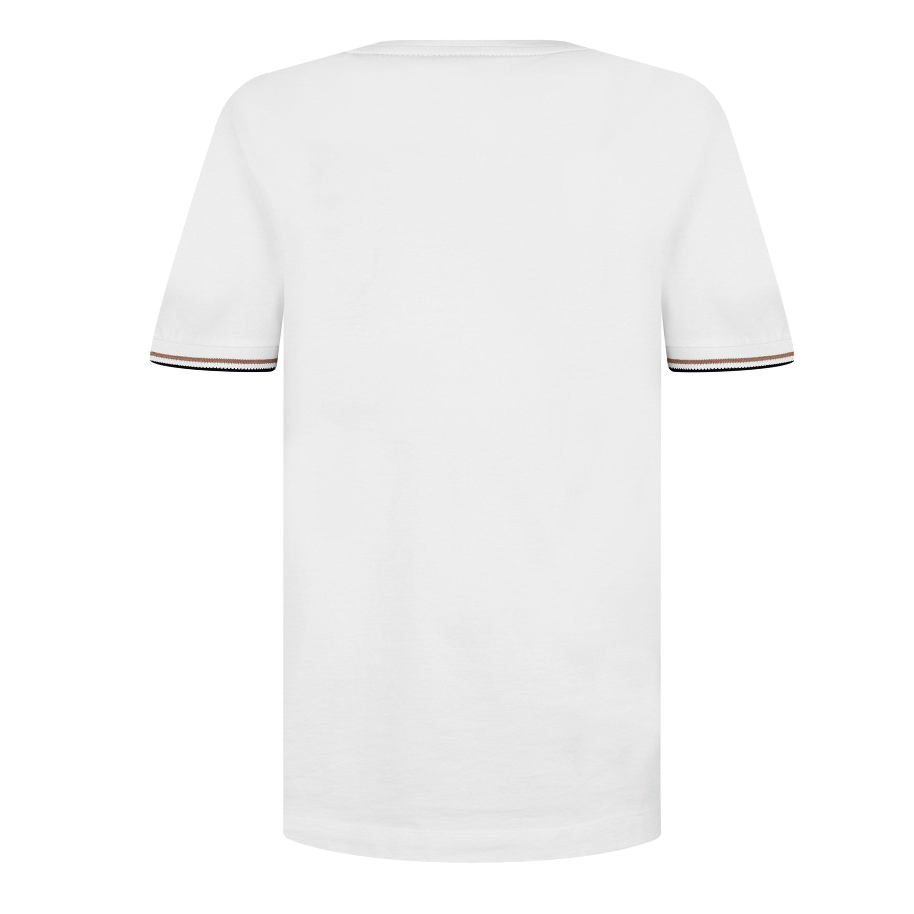 Men's Regular Fit Striped-Trim T-Shirt