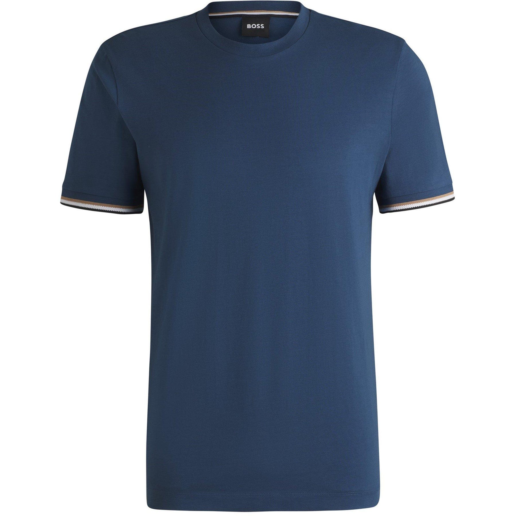 Men's Regular Fit Striped-Trim T-Shirt