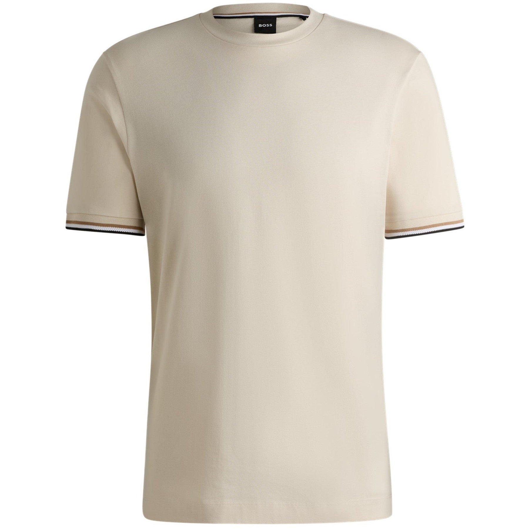 Men's Regular Fit Striped-Trim T-Shirt